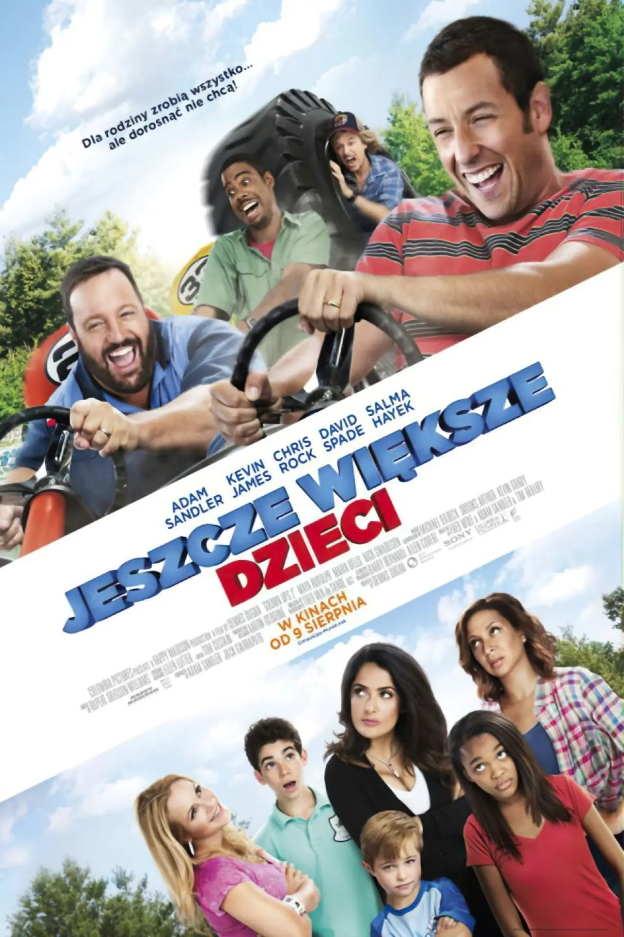 Plakat filmowy "Jeszcze większe dzieci"