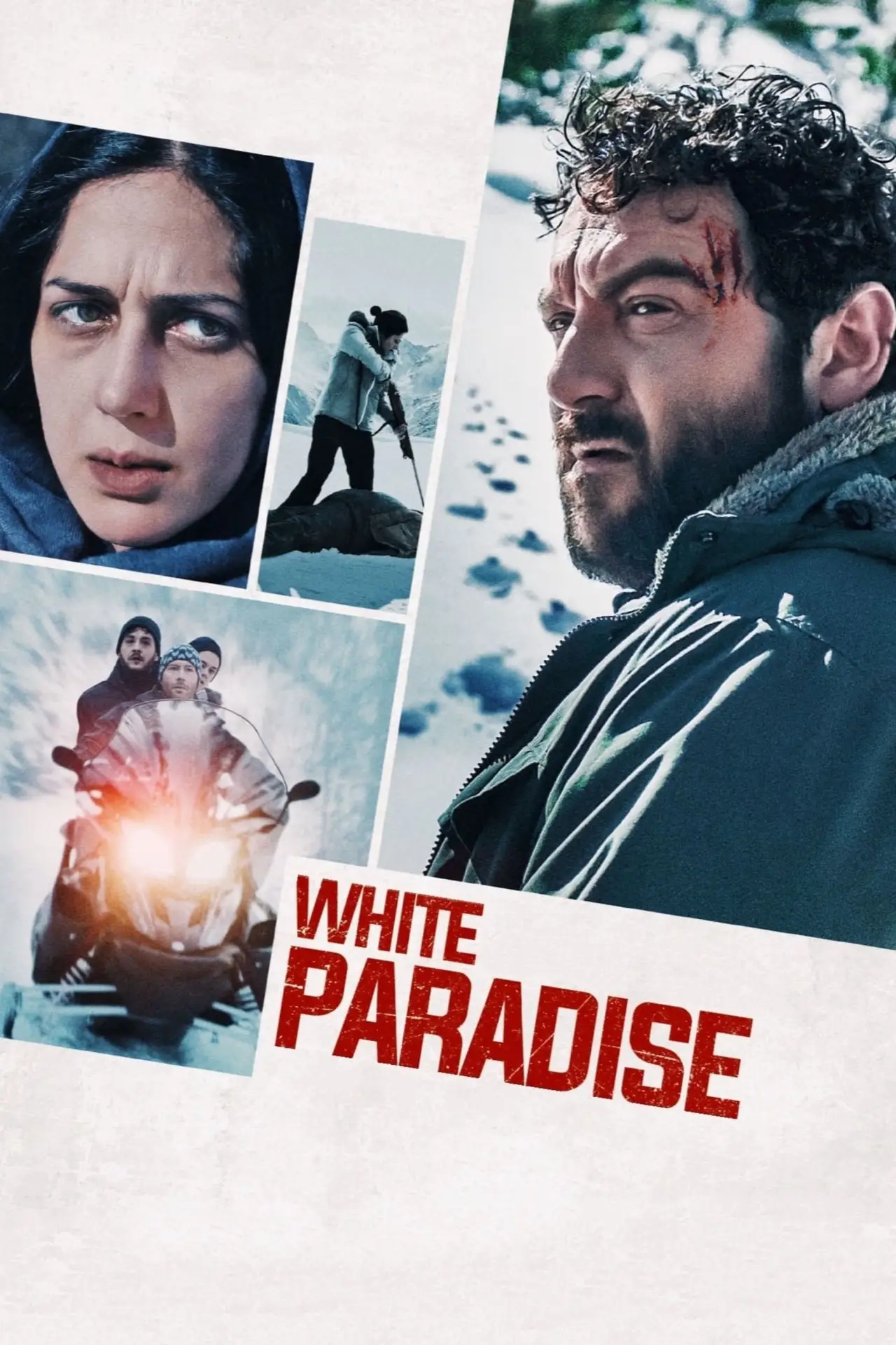 Plakat filmowy "Biały raj"