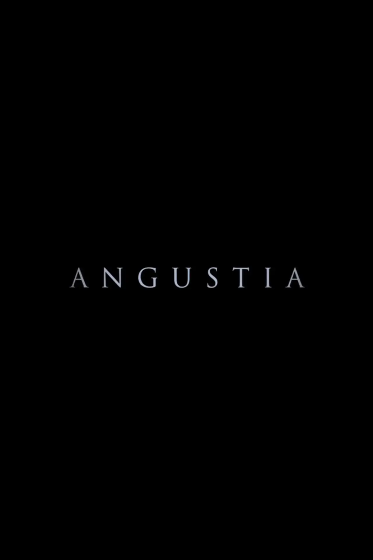 Plakat filmowy "Angustia"