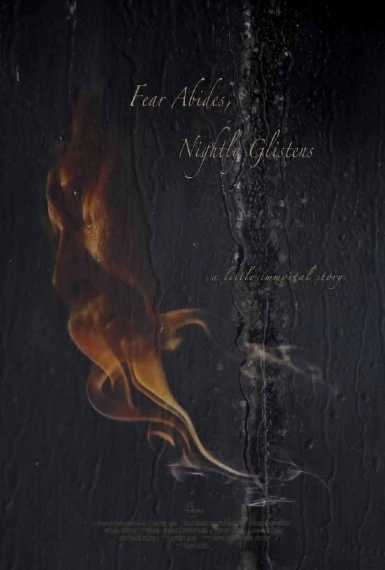 Plakat filmowy "Fear Abides, Nightly Glistens"