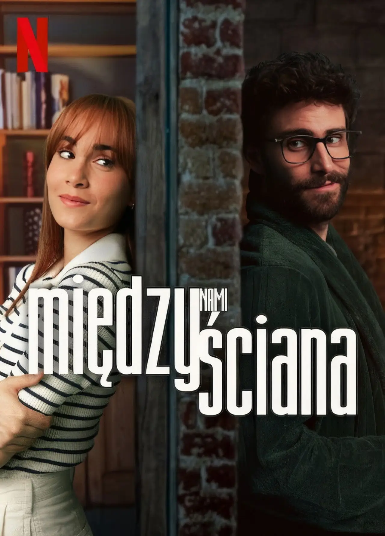 Plakat filmowy "Między nami ściana"