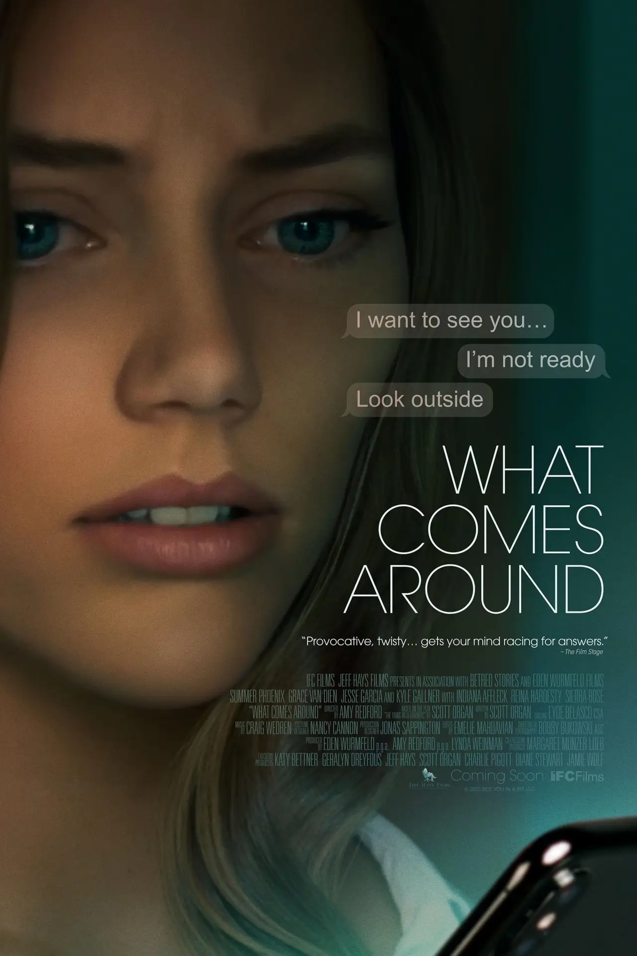 Plakat filmowy "What Comes Around"