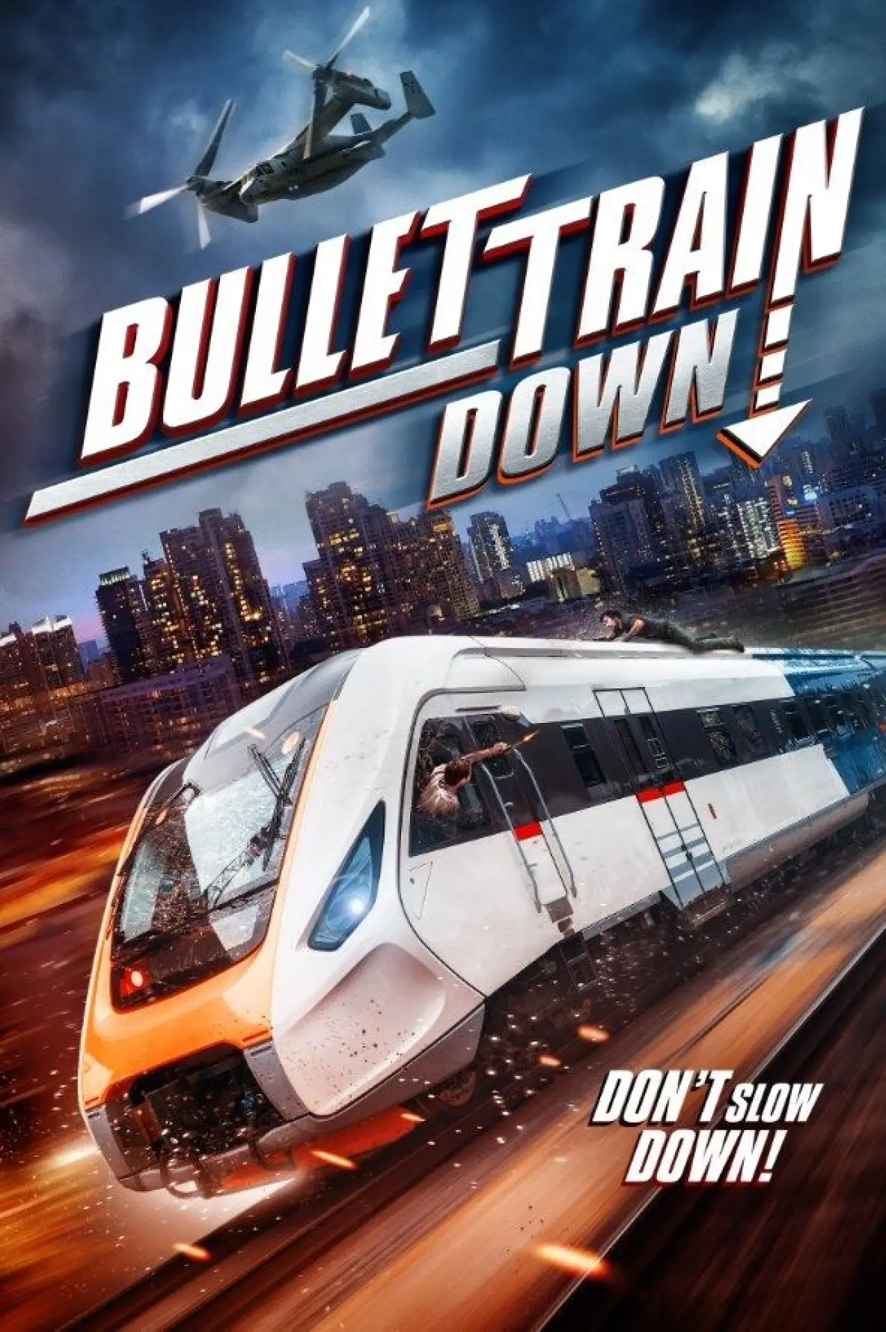 Plakat filmowy "Bullet Train Down"