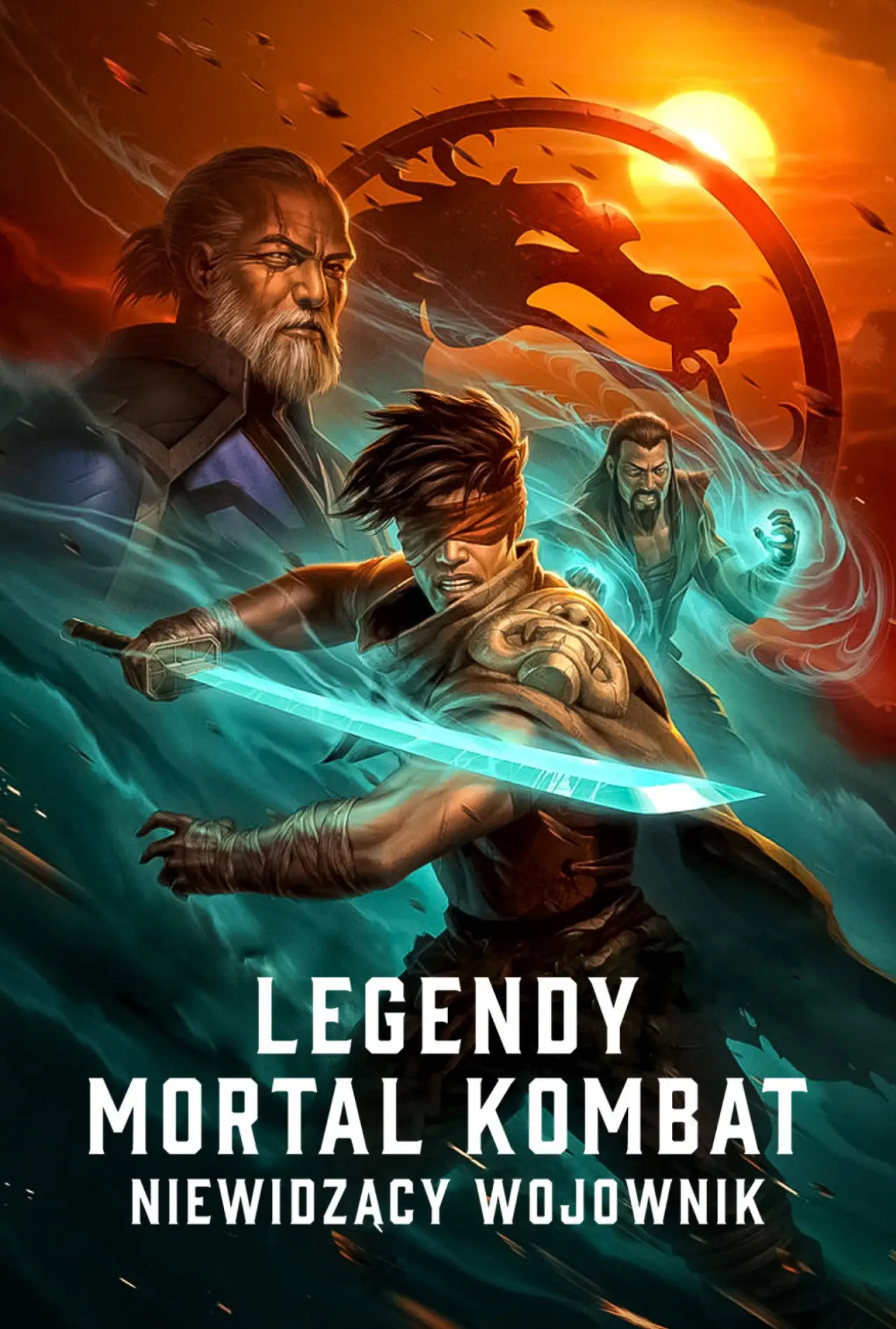 Plakat filmowy "Legendy Mortal Kombat: Niewidzący wojownik"