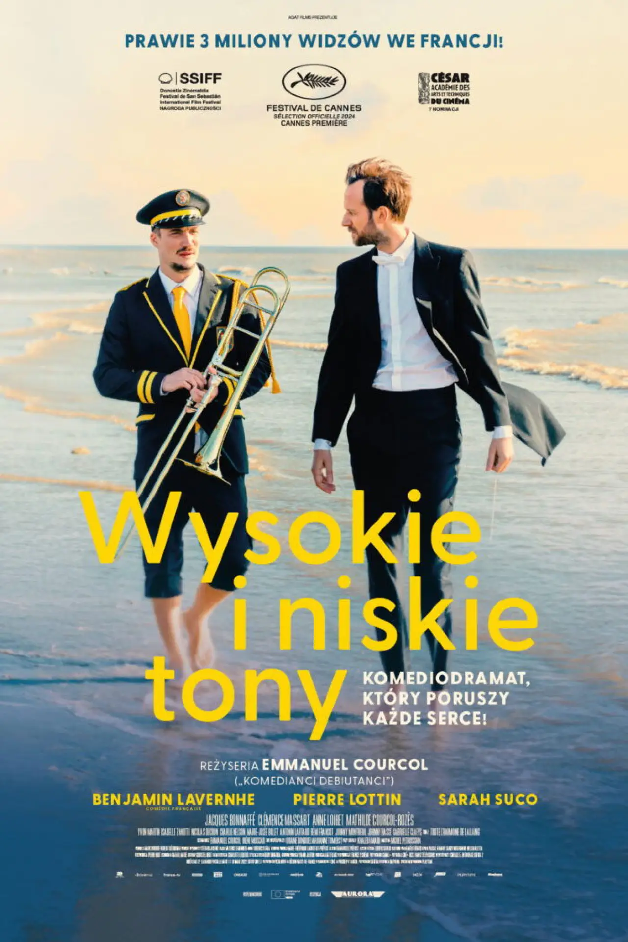 Plakat filmowy "Wysokie i niskie tony"