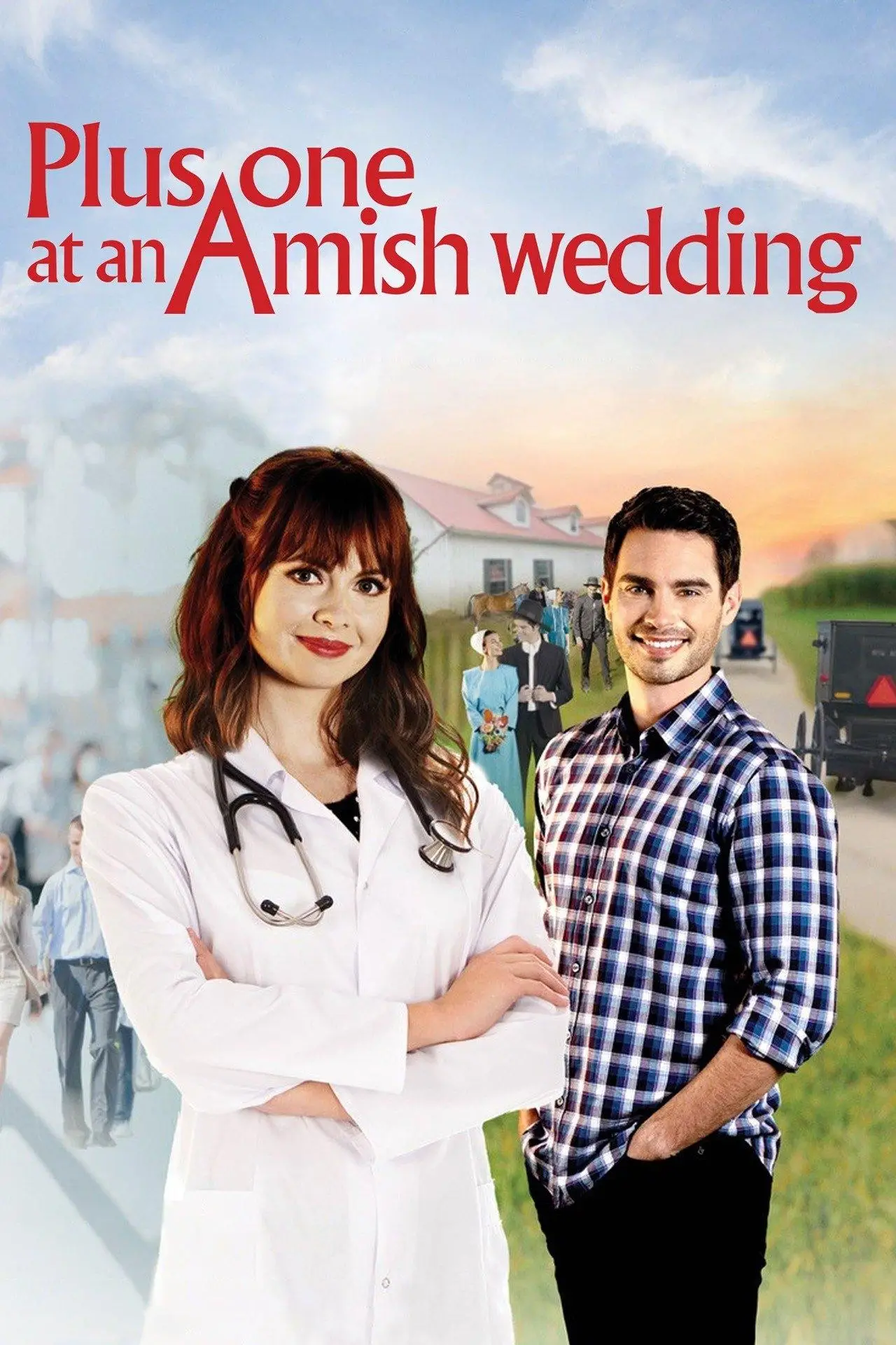 Plakat filmowy "Plus One at an Amish Wedding"