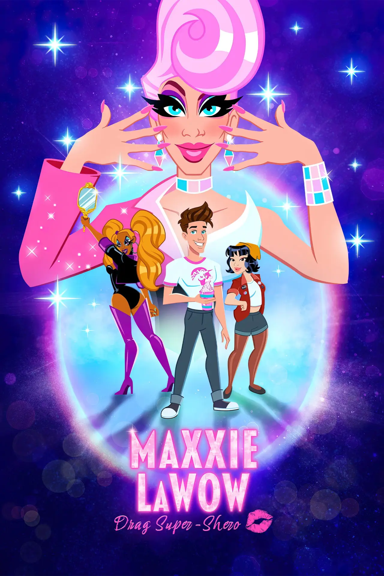 Plakat filmowy "Maxxie LaWow: Drag Super-shero"