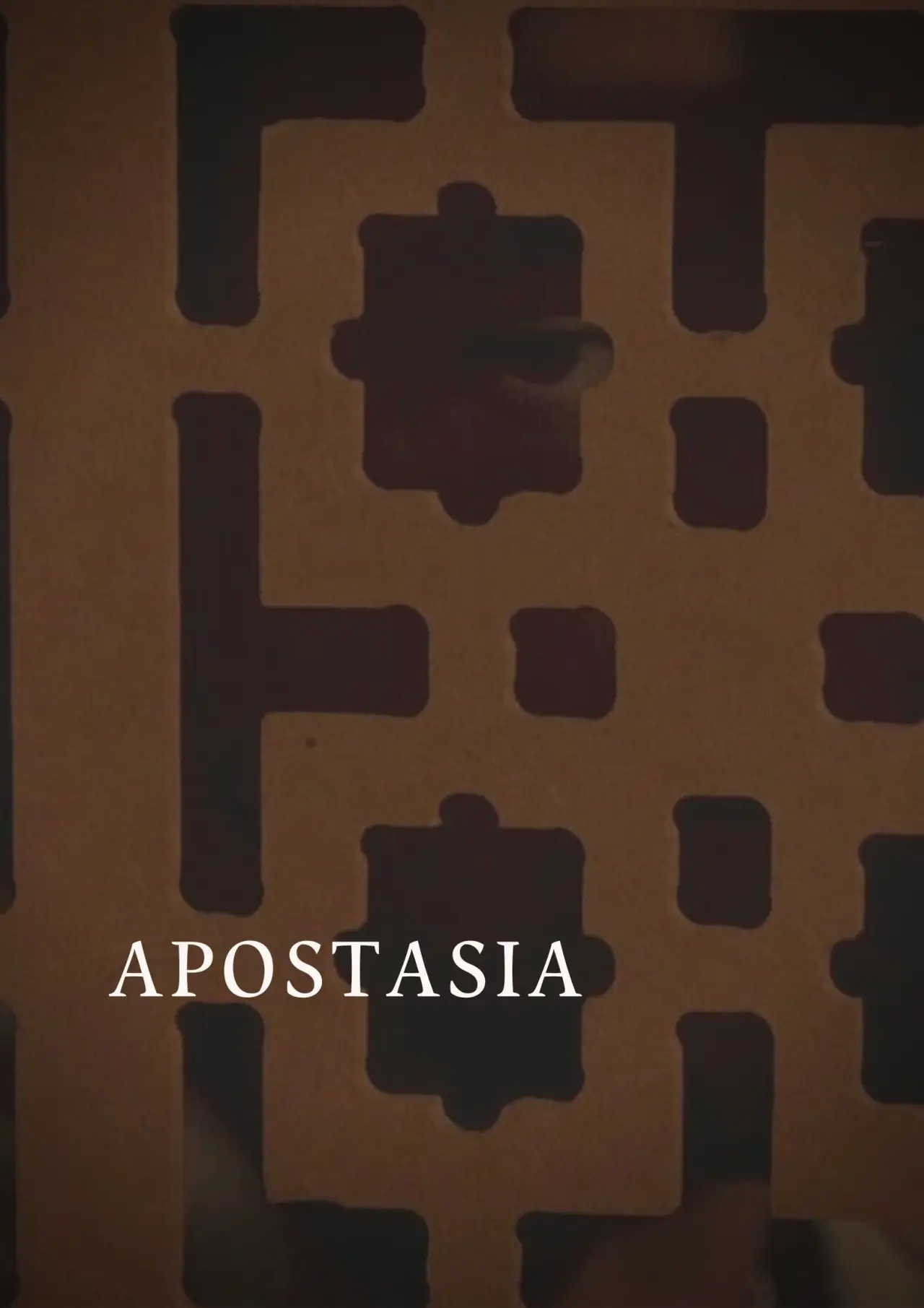 Plakat filmowy "Apostasia"