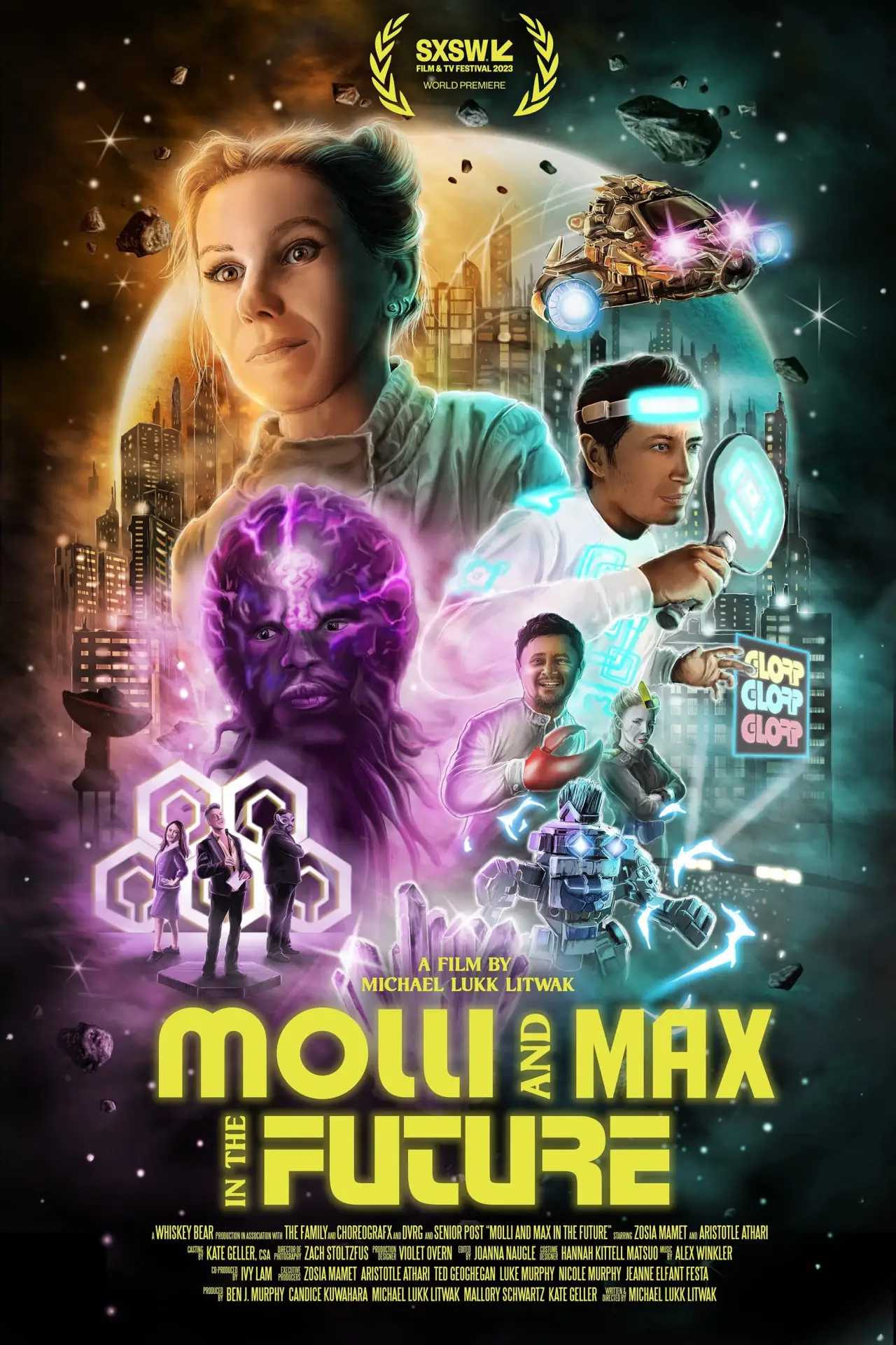 Plakat filmowy "Molli and Max in the Future"