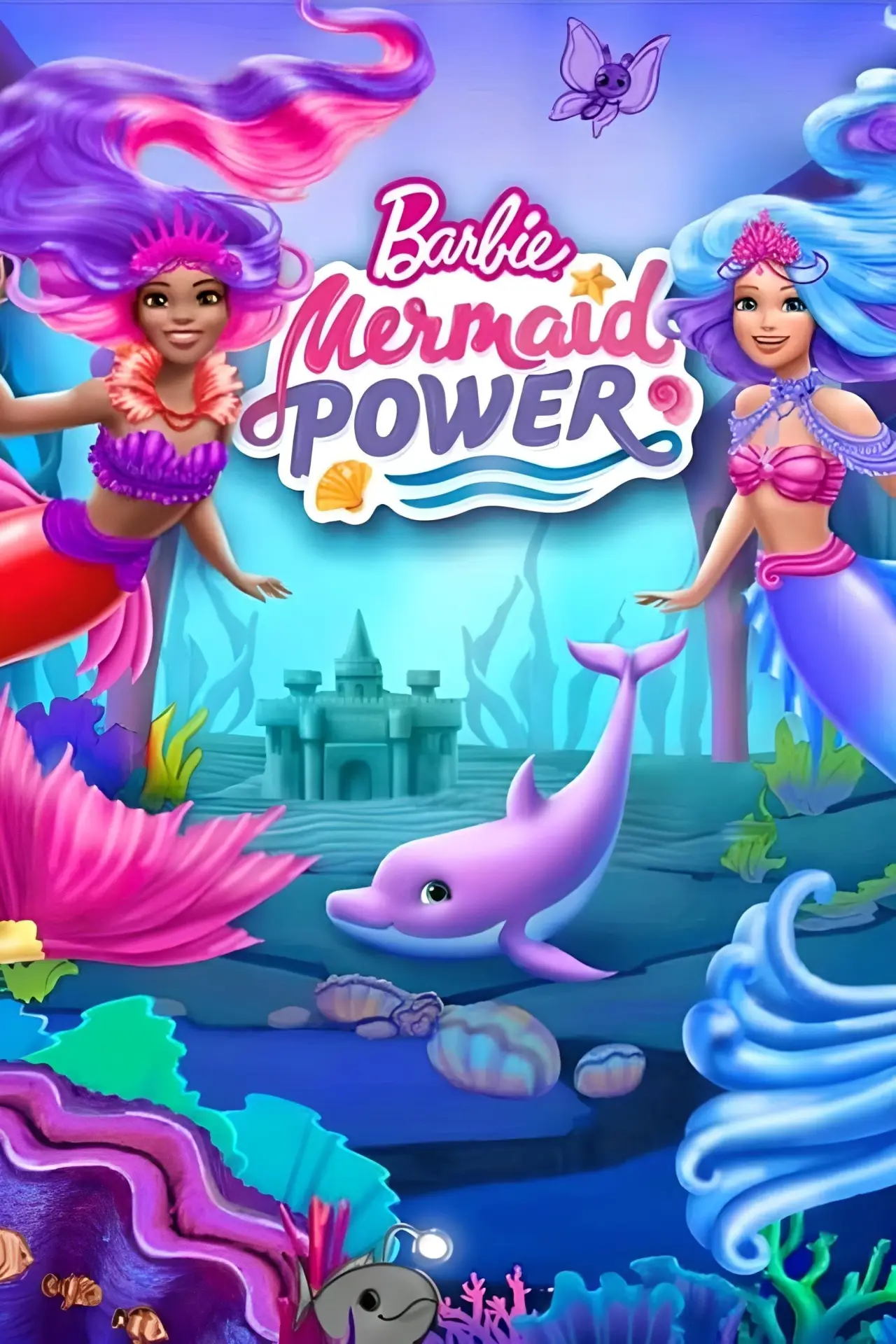 Plakat filmowy "Barbie: Moc syrenek"