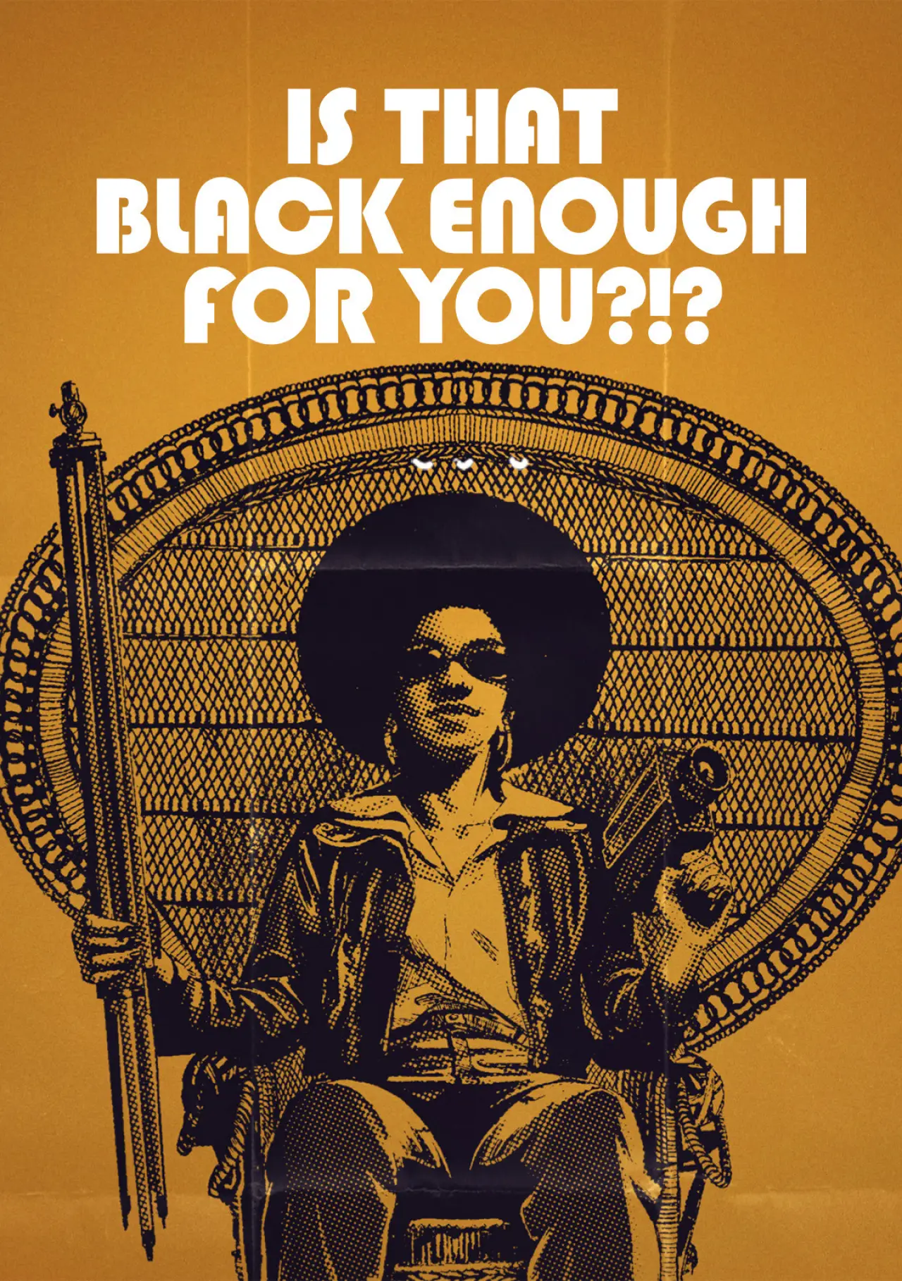 Plakat filmowy "Is That Black Enough for You?!?"