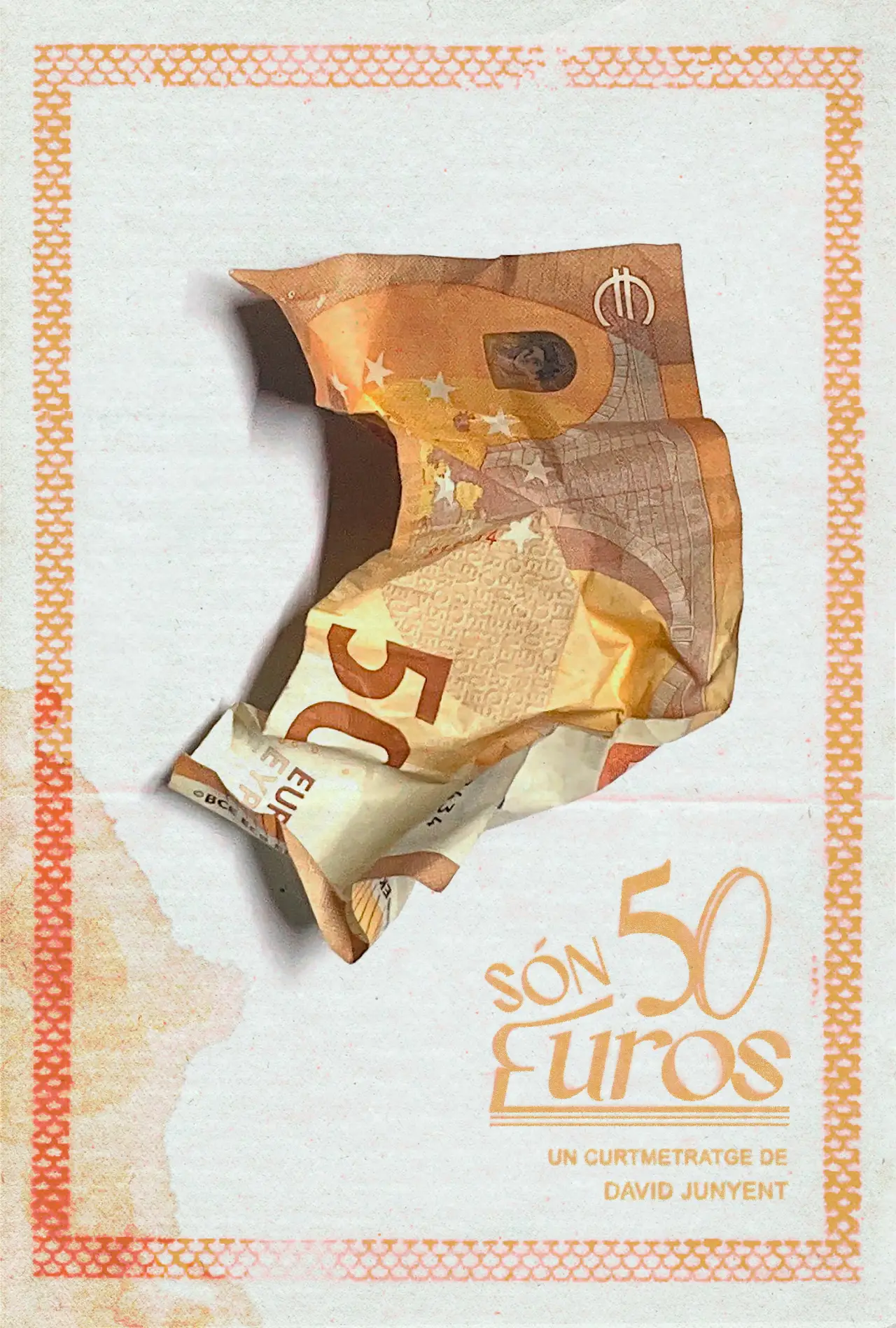 Plakat filmowy "Son 50 euros"
