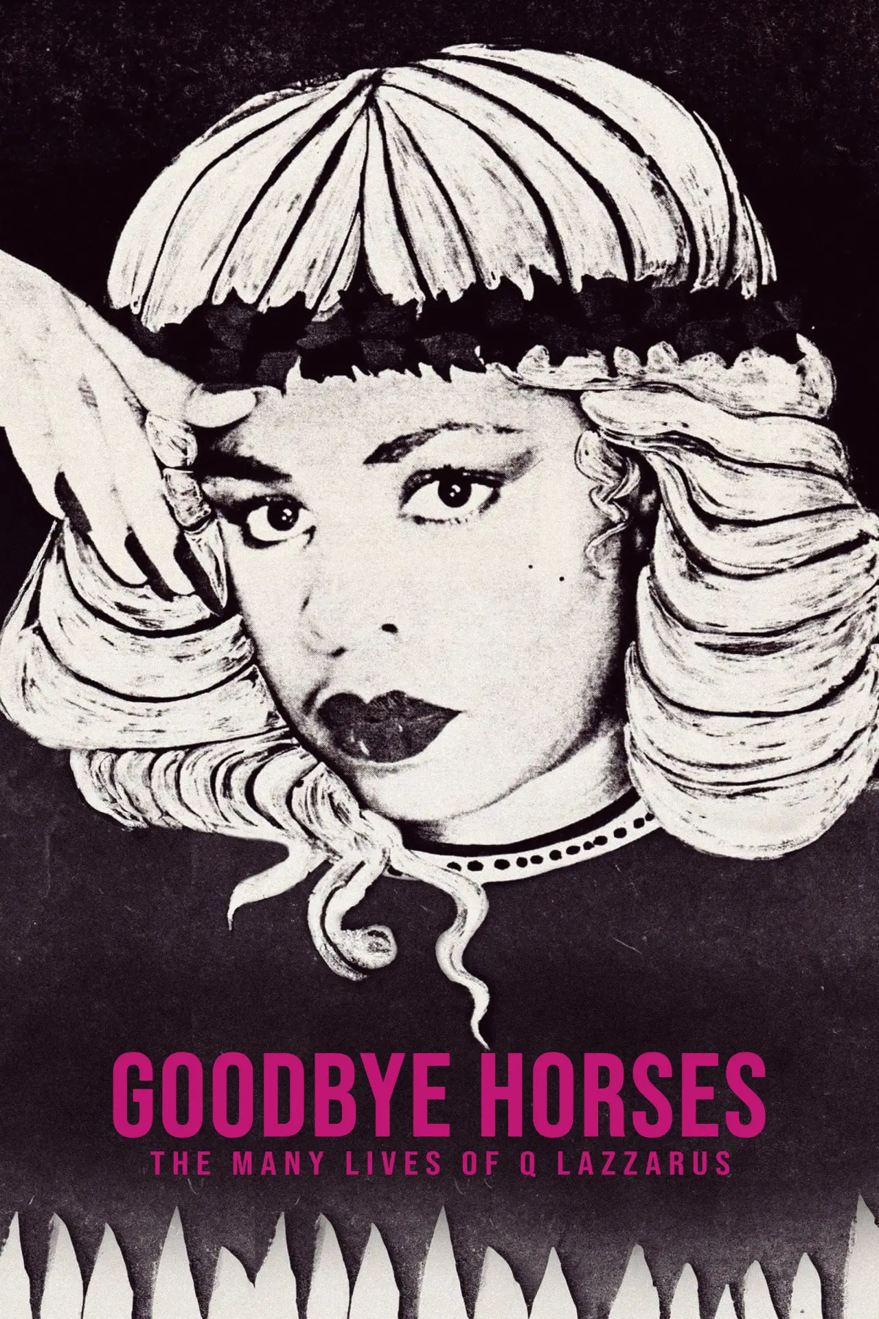 Plakat filmowy "Goodbye Horses: The Many Lives of Q Lazzarus"