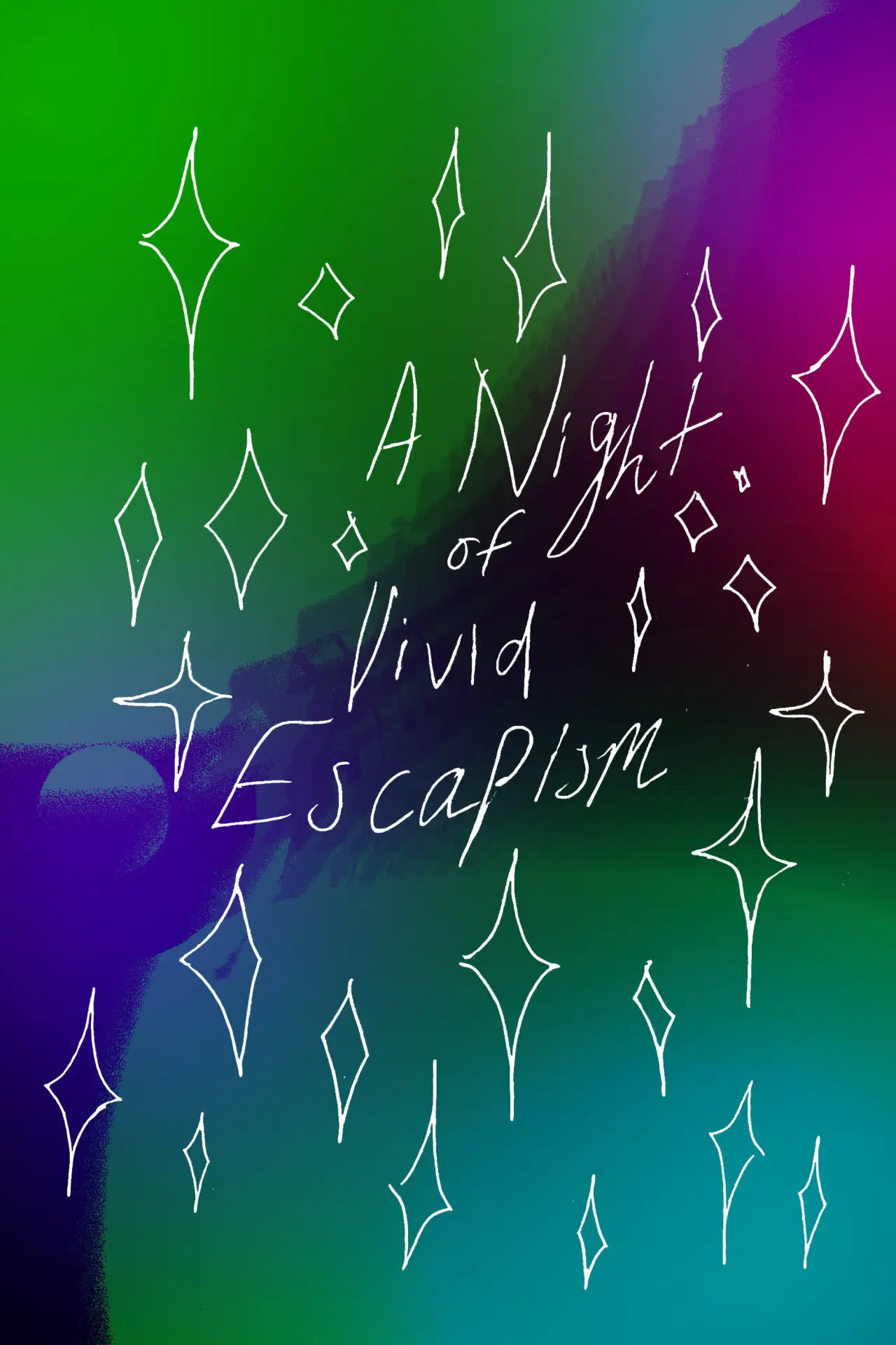 Plakat filmowy "A Night of Vivid Escapism"