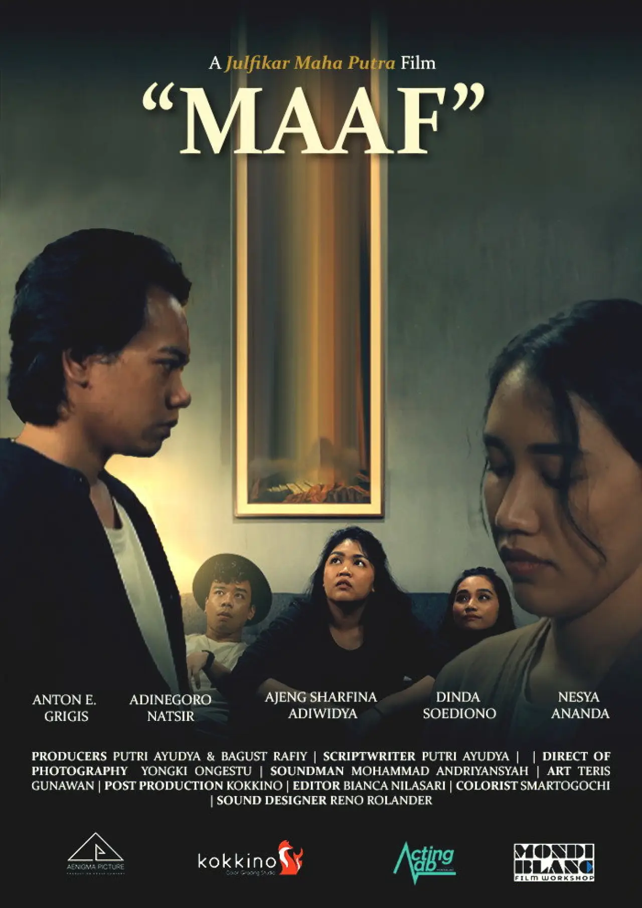 Plakat filmowy "Maaf"