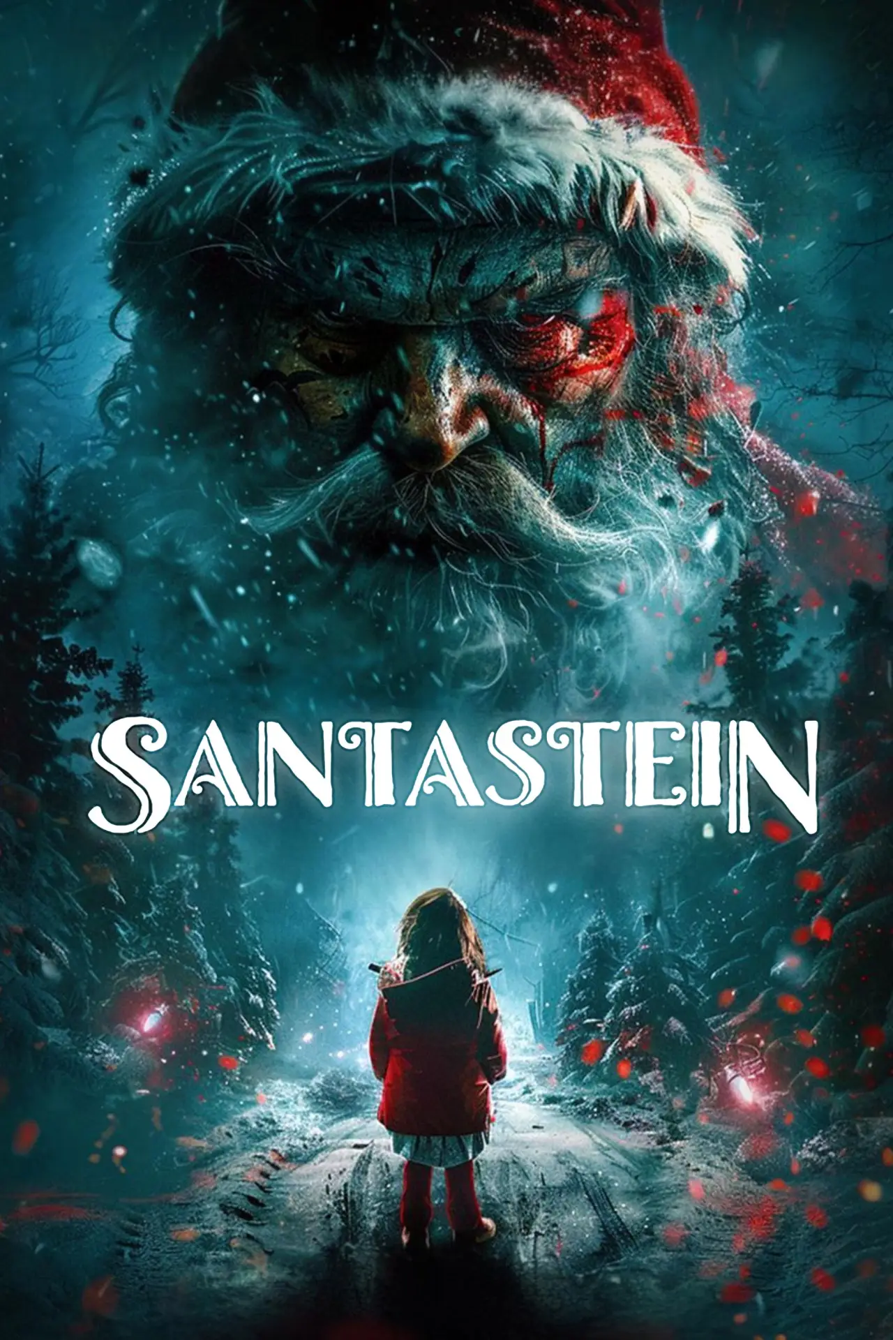 Plakat filmowy "Santastein"