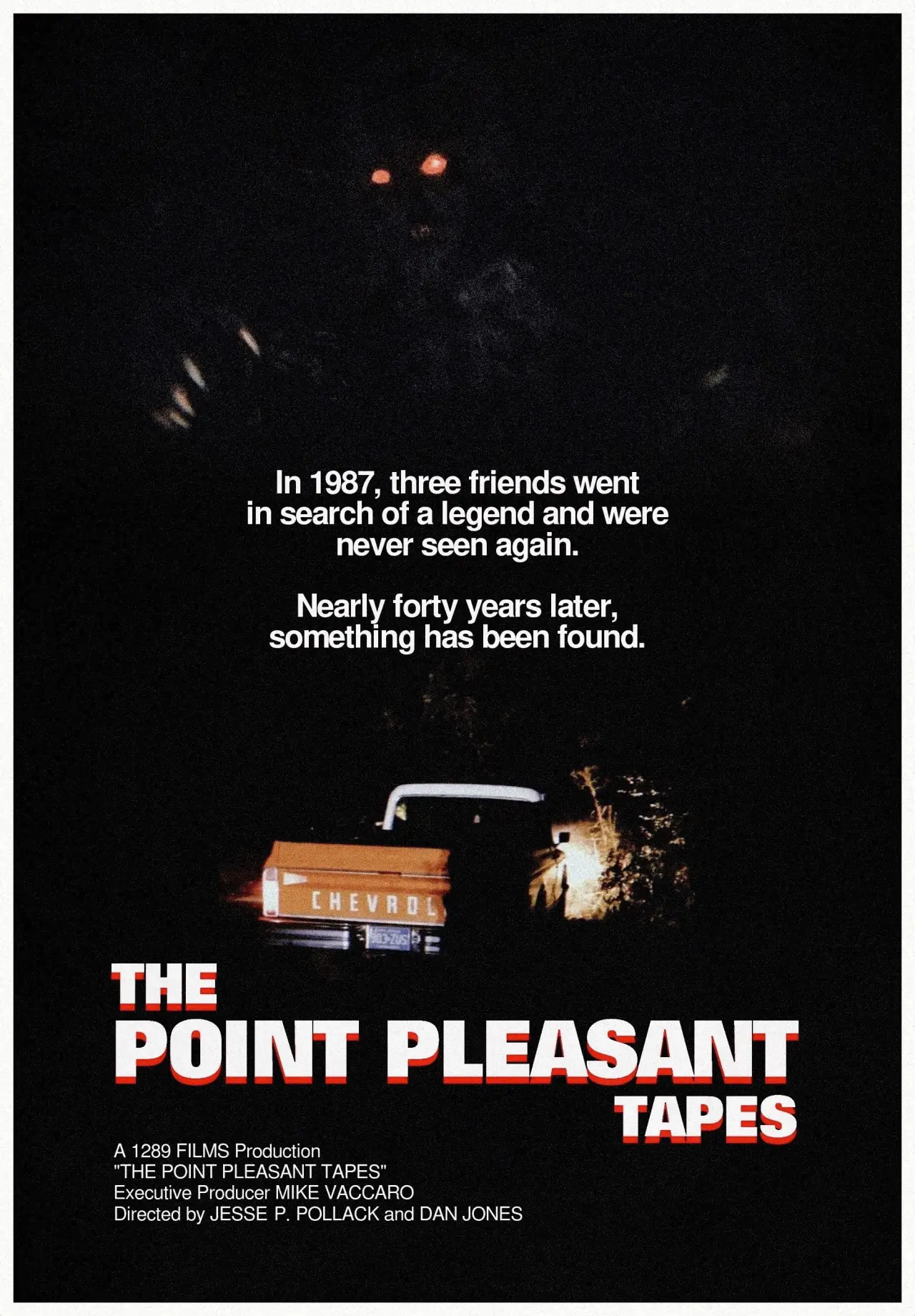 Plakat filmowy "The Point Pleasant Tapes"