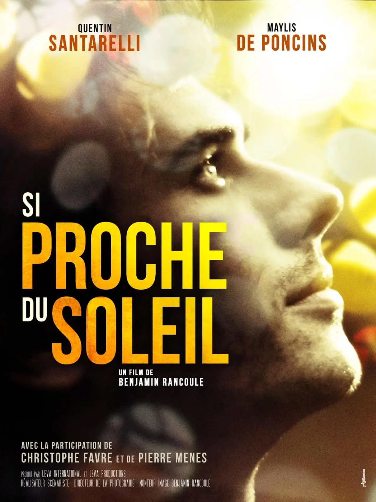 Plakat filmowy "Si proche du soleil"