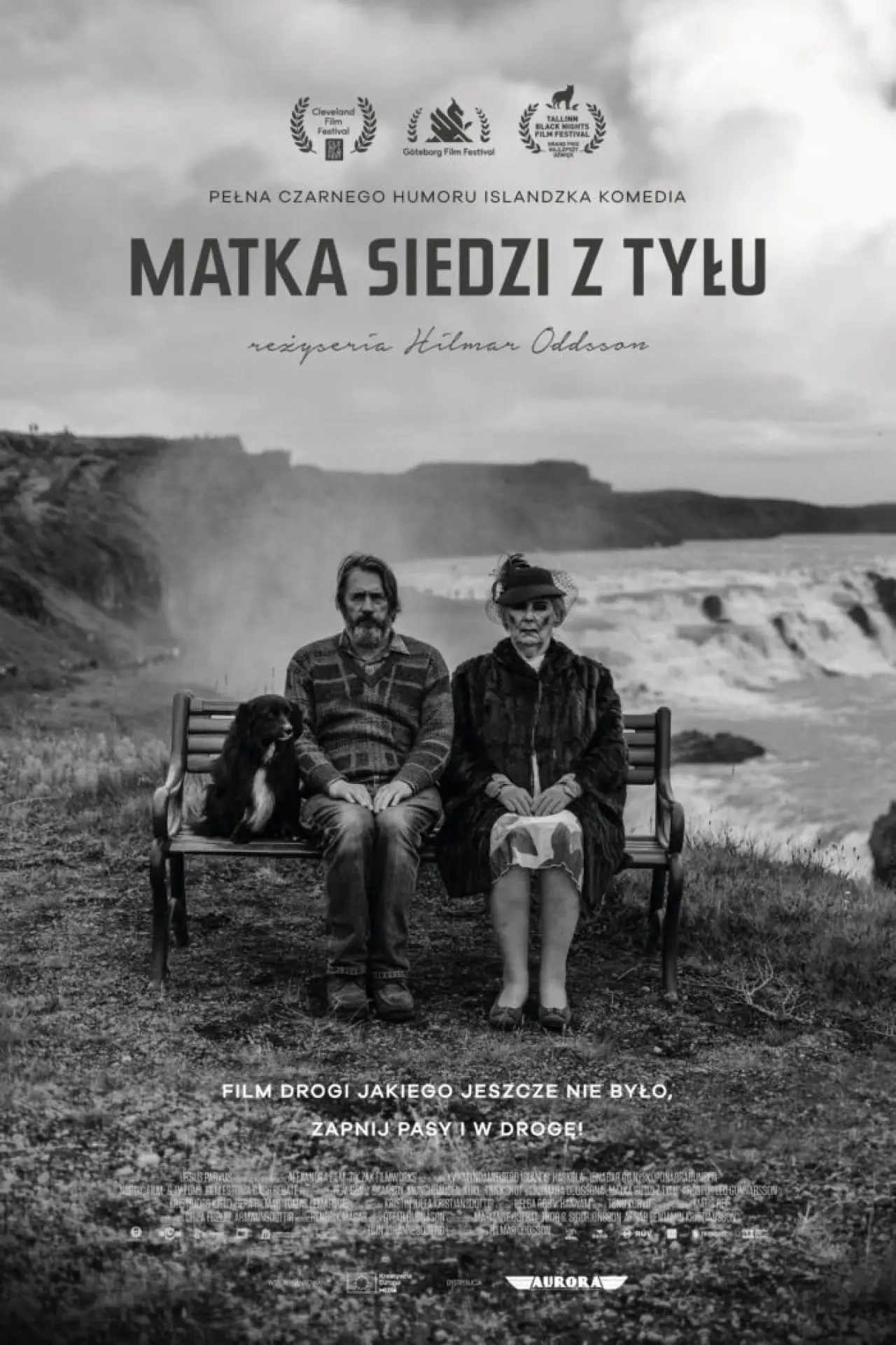 Plakat filmowy "Matka siedzi z tyłu"
