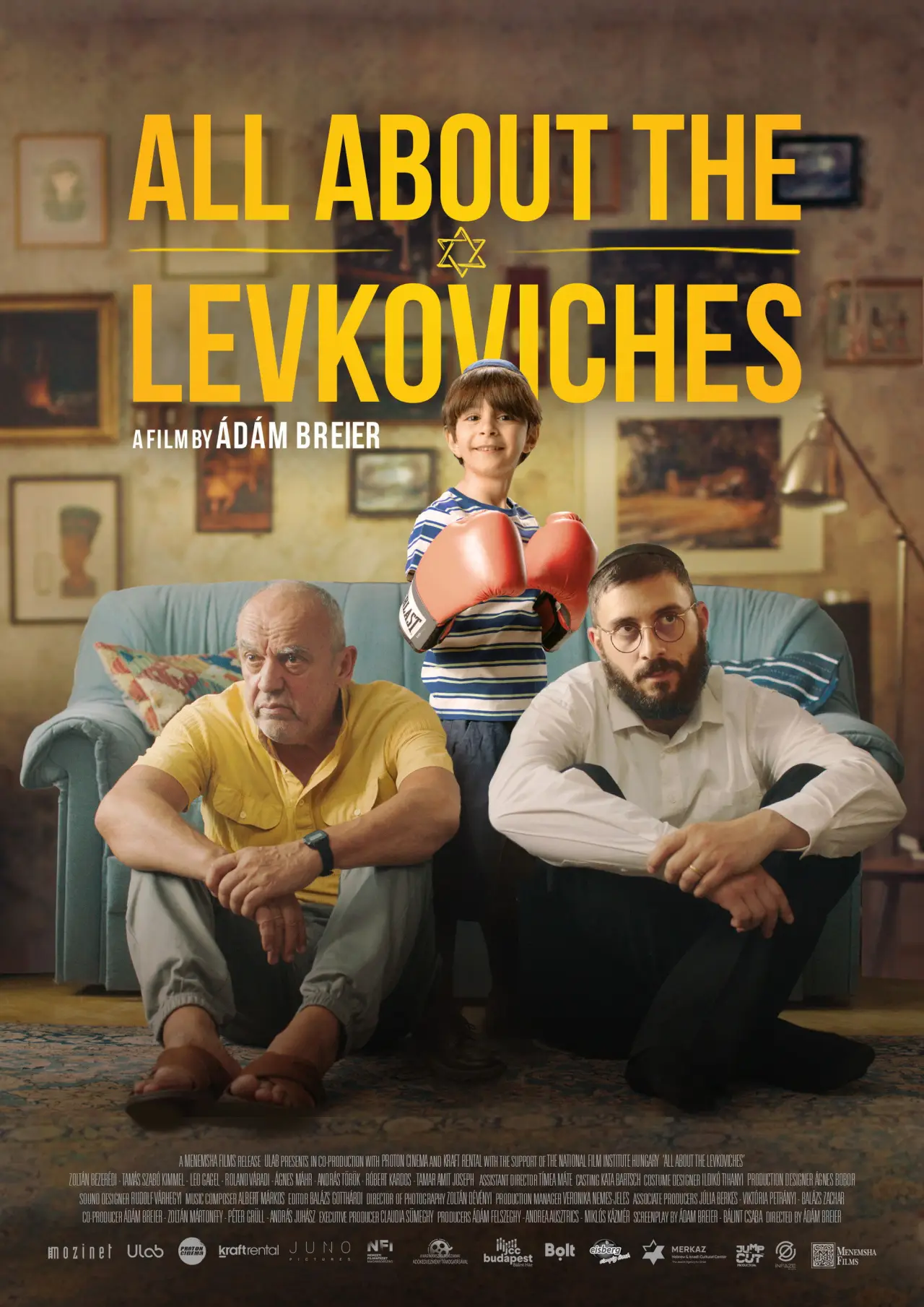 Plakat filmowy "Wszystko o Lewkowiczach"