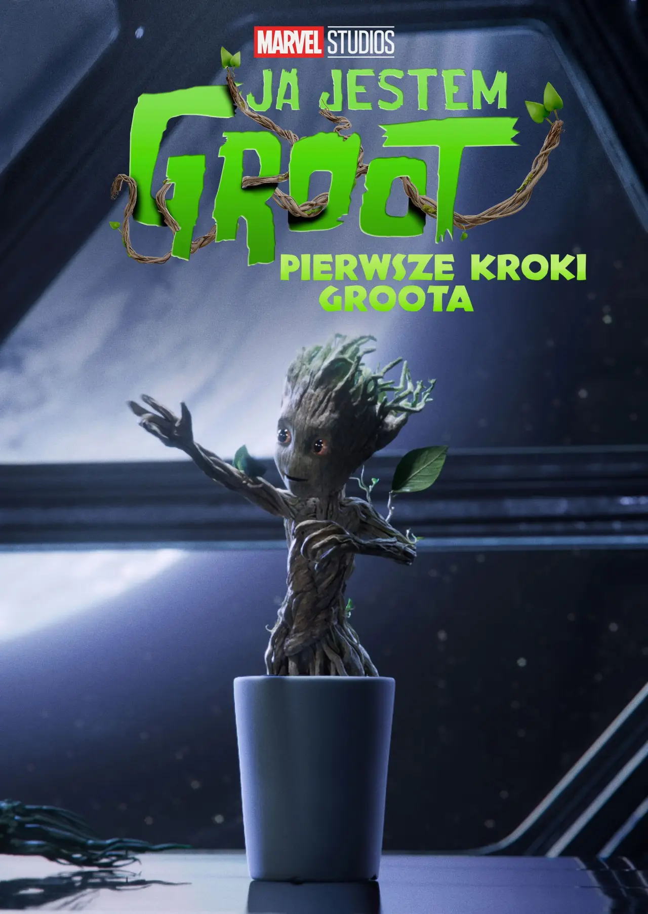 Plakat filmowy "Pierwsze kroki Groot