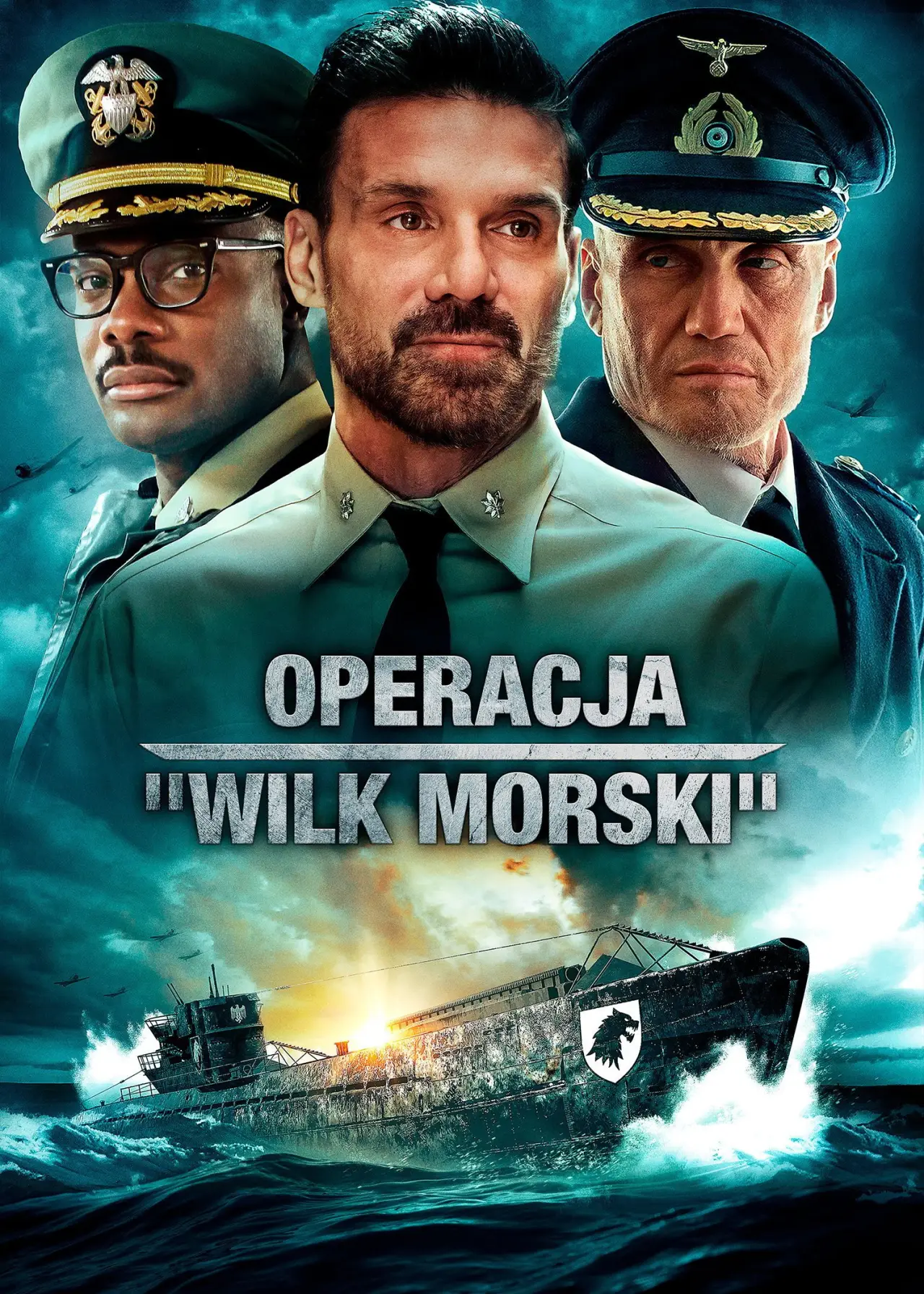 Plakat filmowy "Operacja ,,Wilk morski’’"