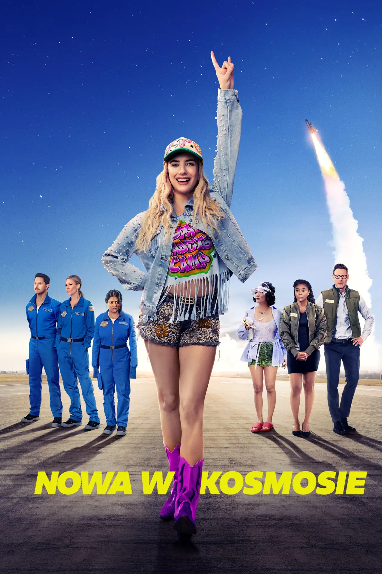 Plakat filmowy "Nowa w kosmosie"