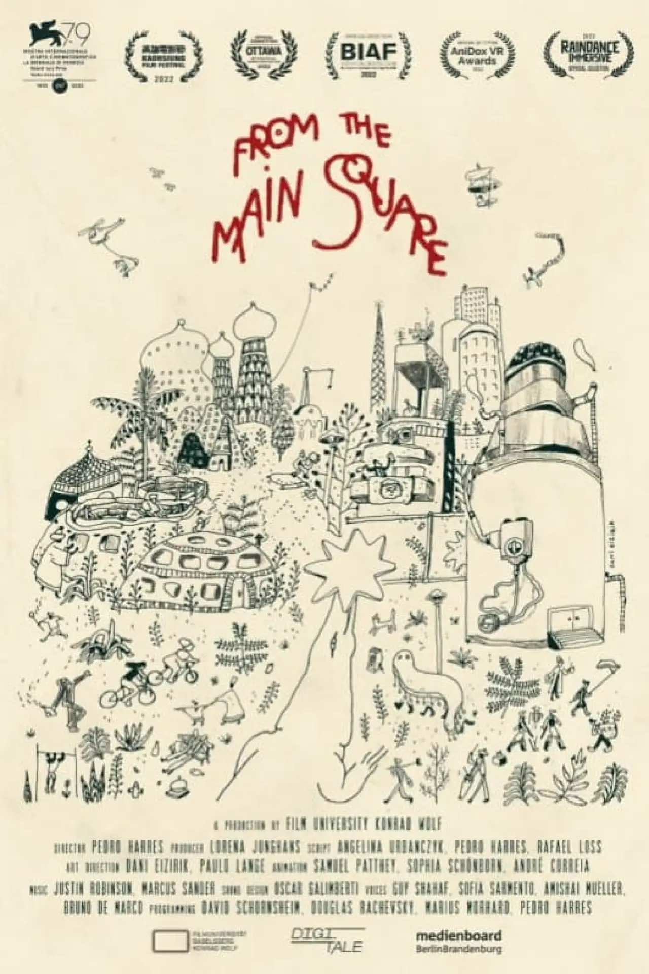 Plakat filmowy "From the Main Square"