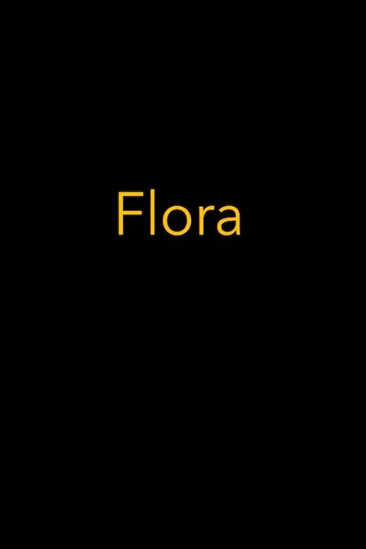 Plakat filmowy "Flora"