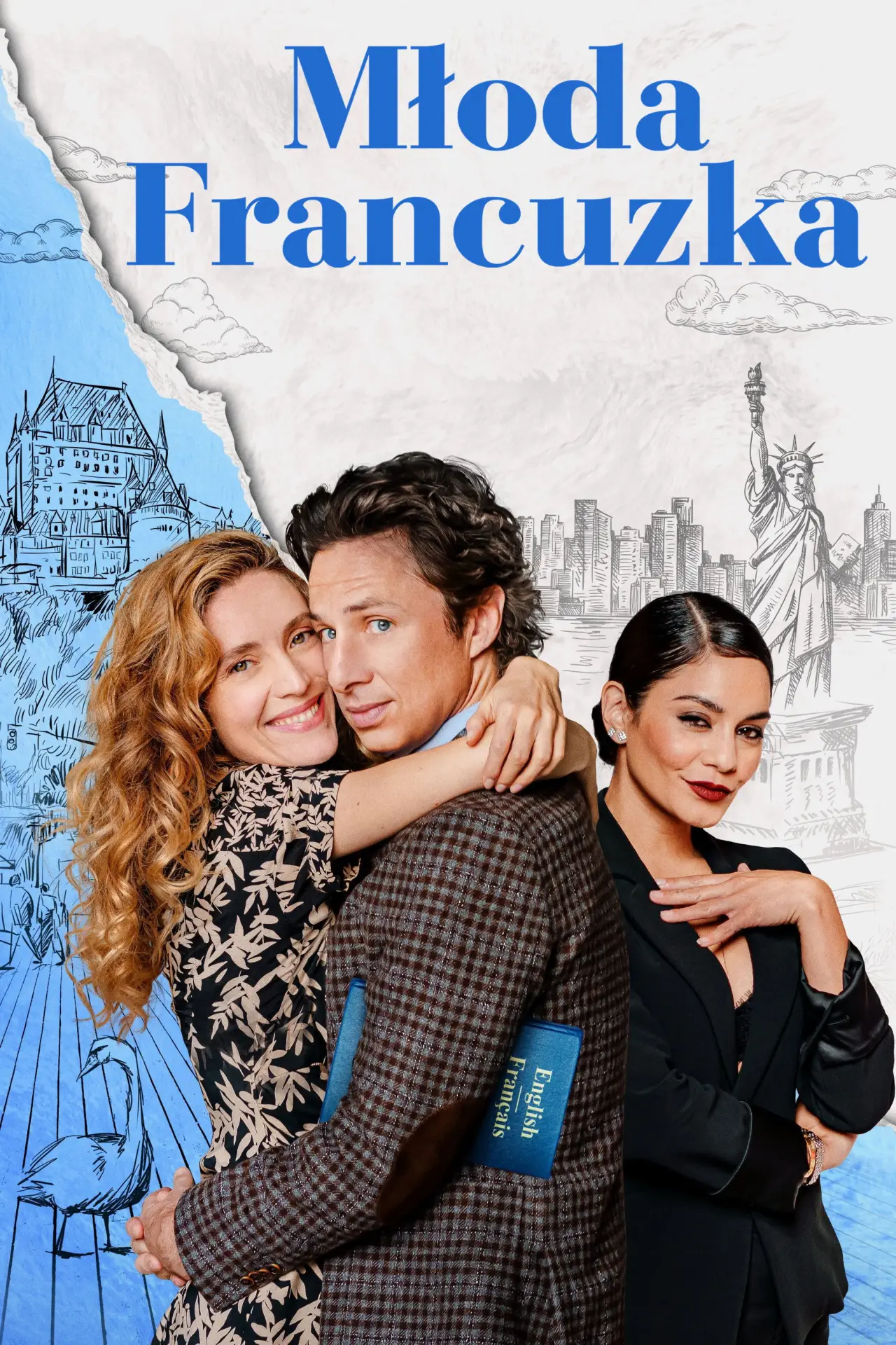 Plakat filmowy "Młoda Francuzka"