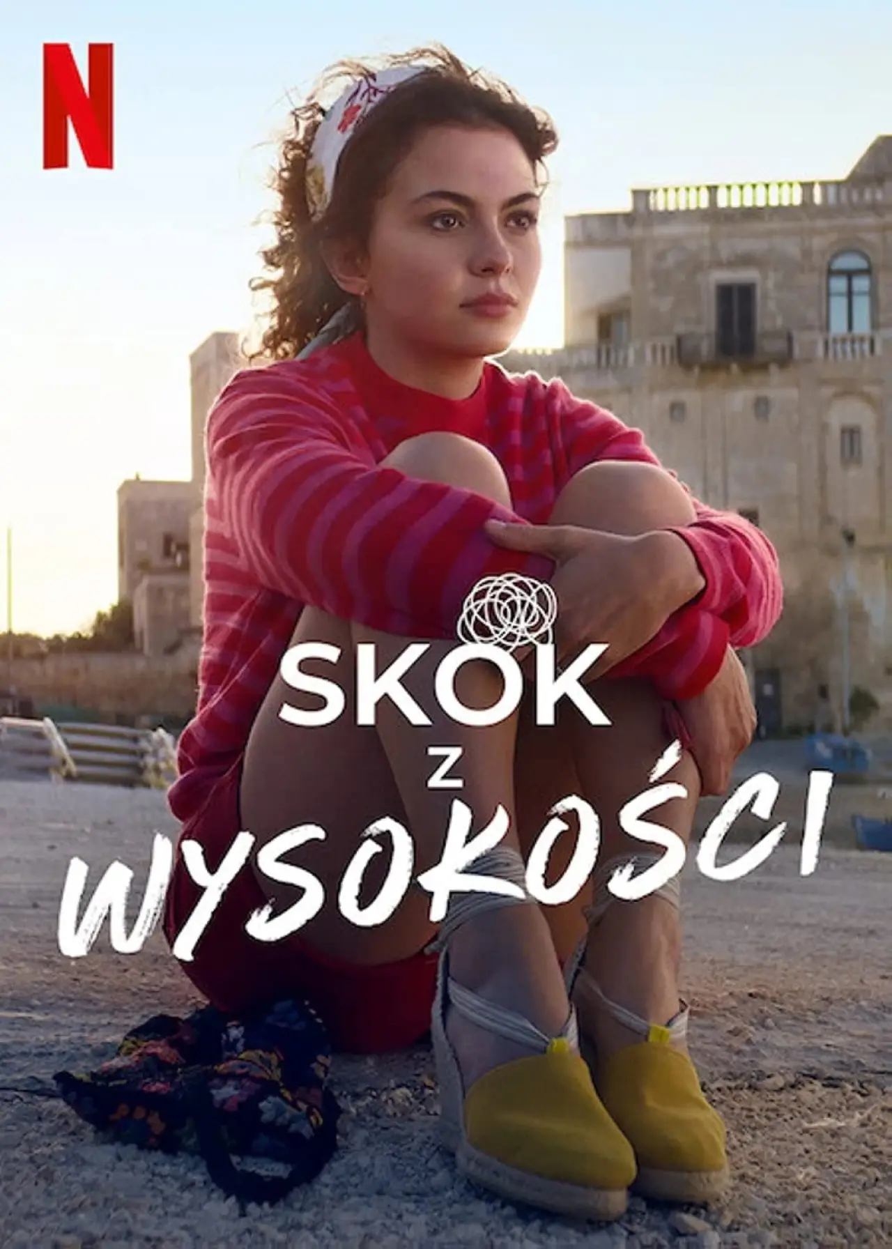 Plakat filmowy "Skok z wysokości"