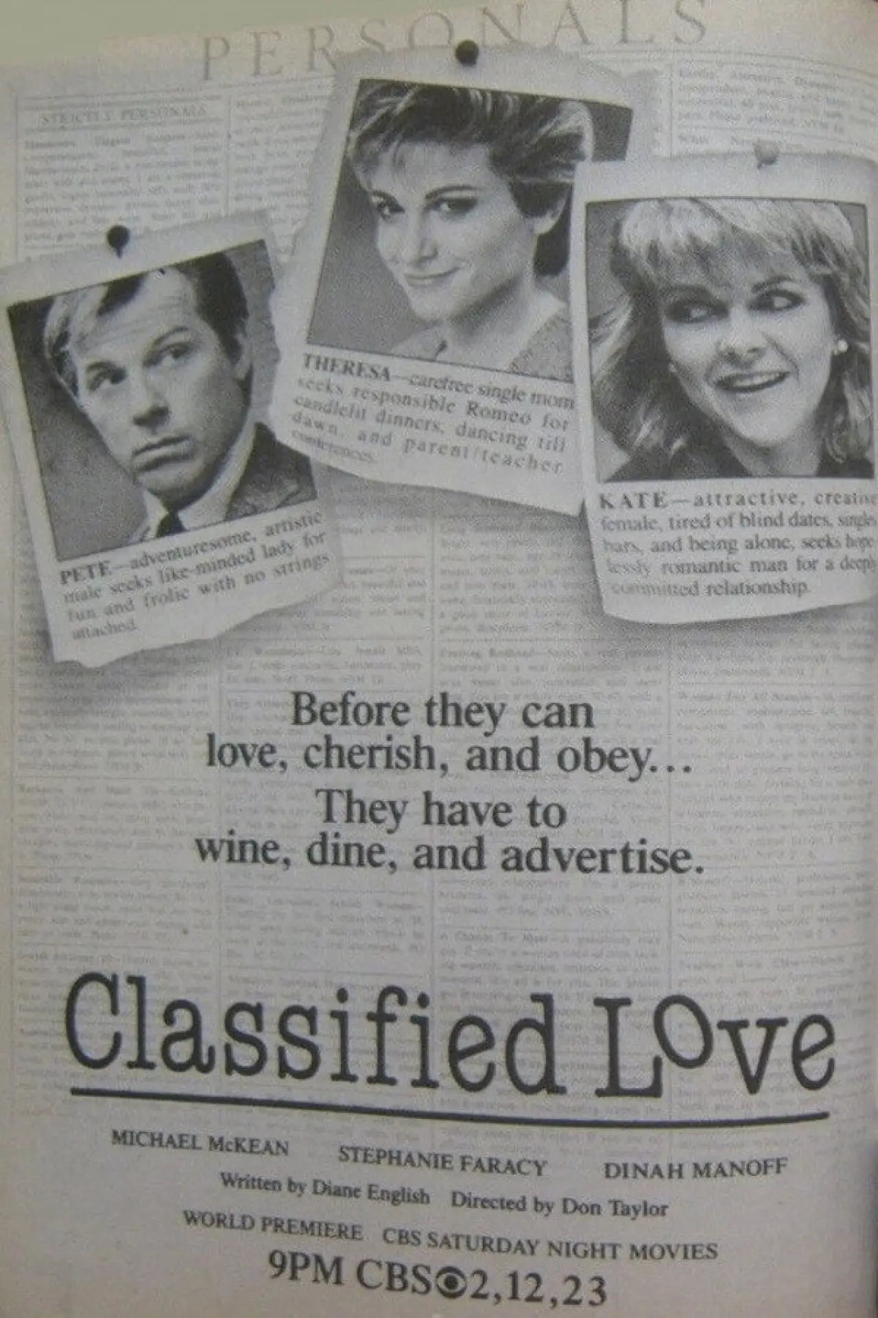Plakat filmowy "Classified Love"