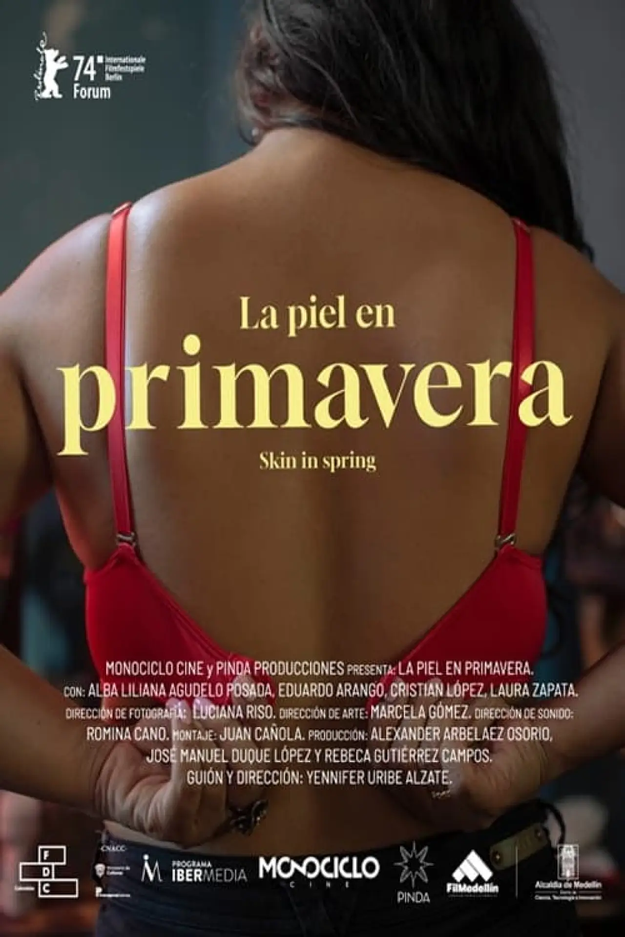 Plakat filmowy "La piel en primavera"