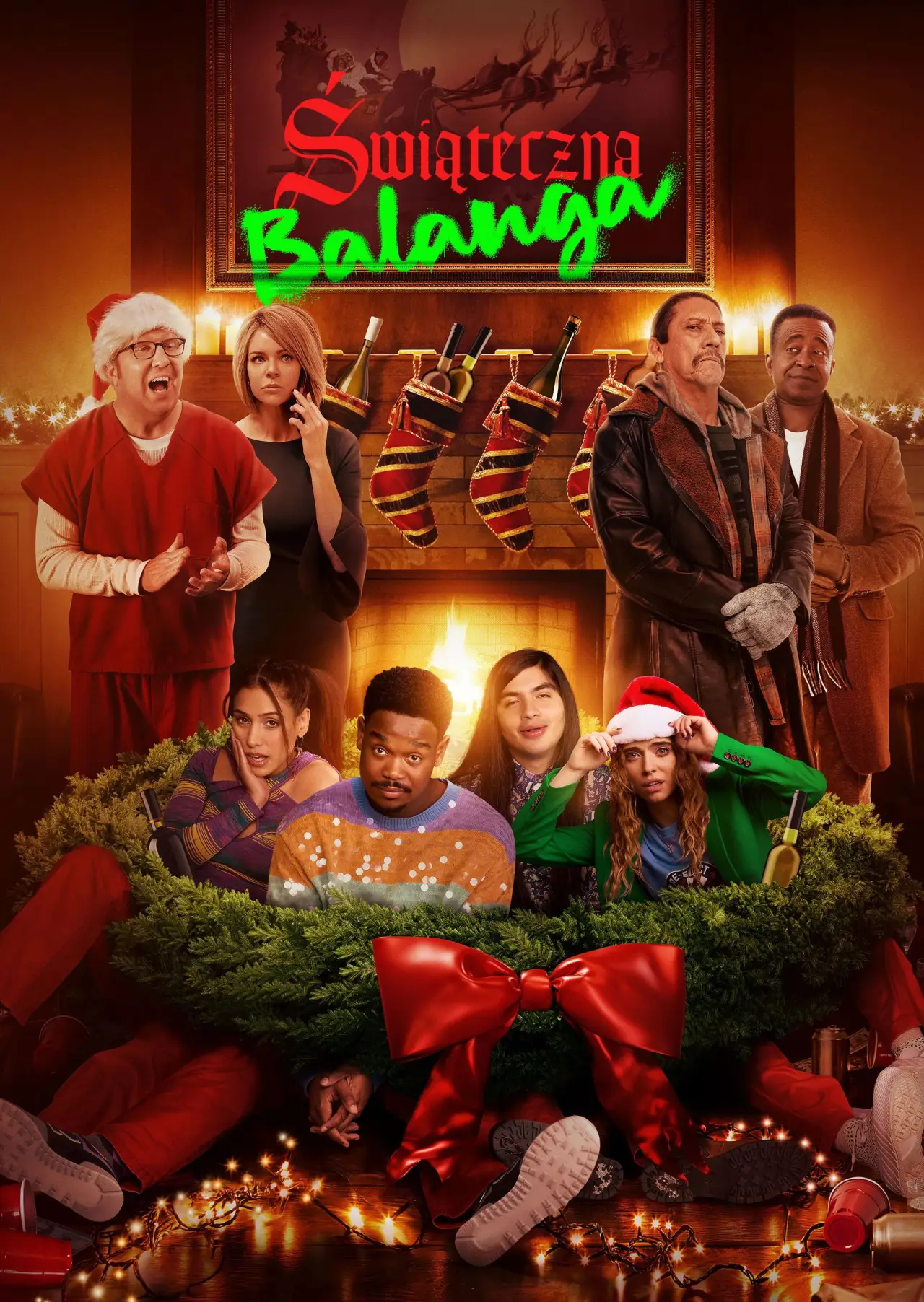 Plakat filmowy "Świąteczna Balanga"