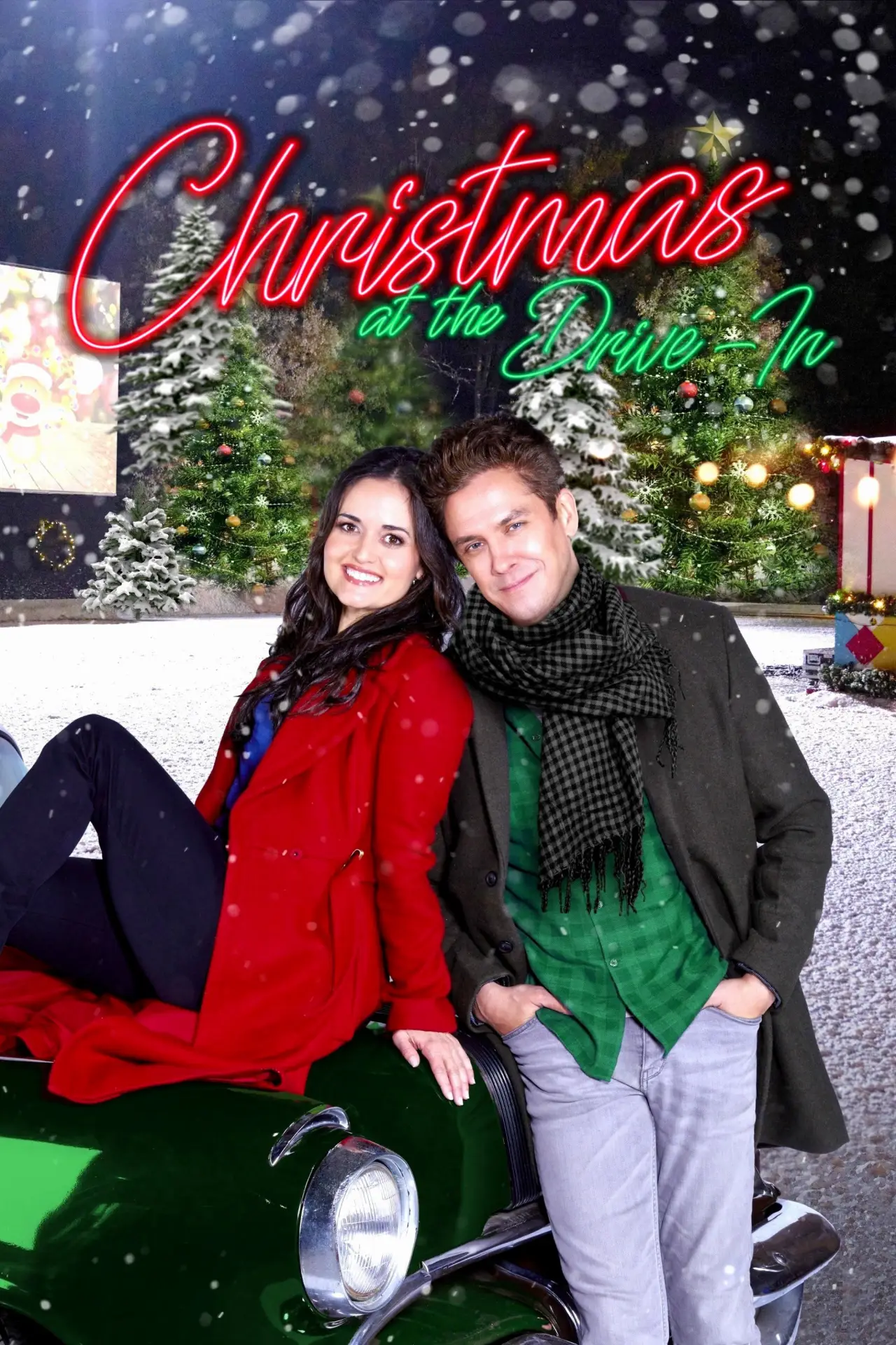Plakat filmowy "Christmas at the Drive-In"