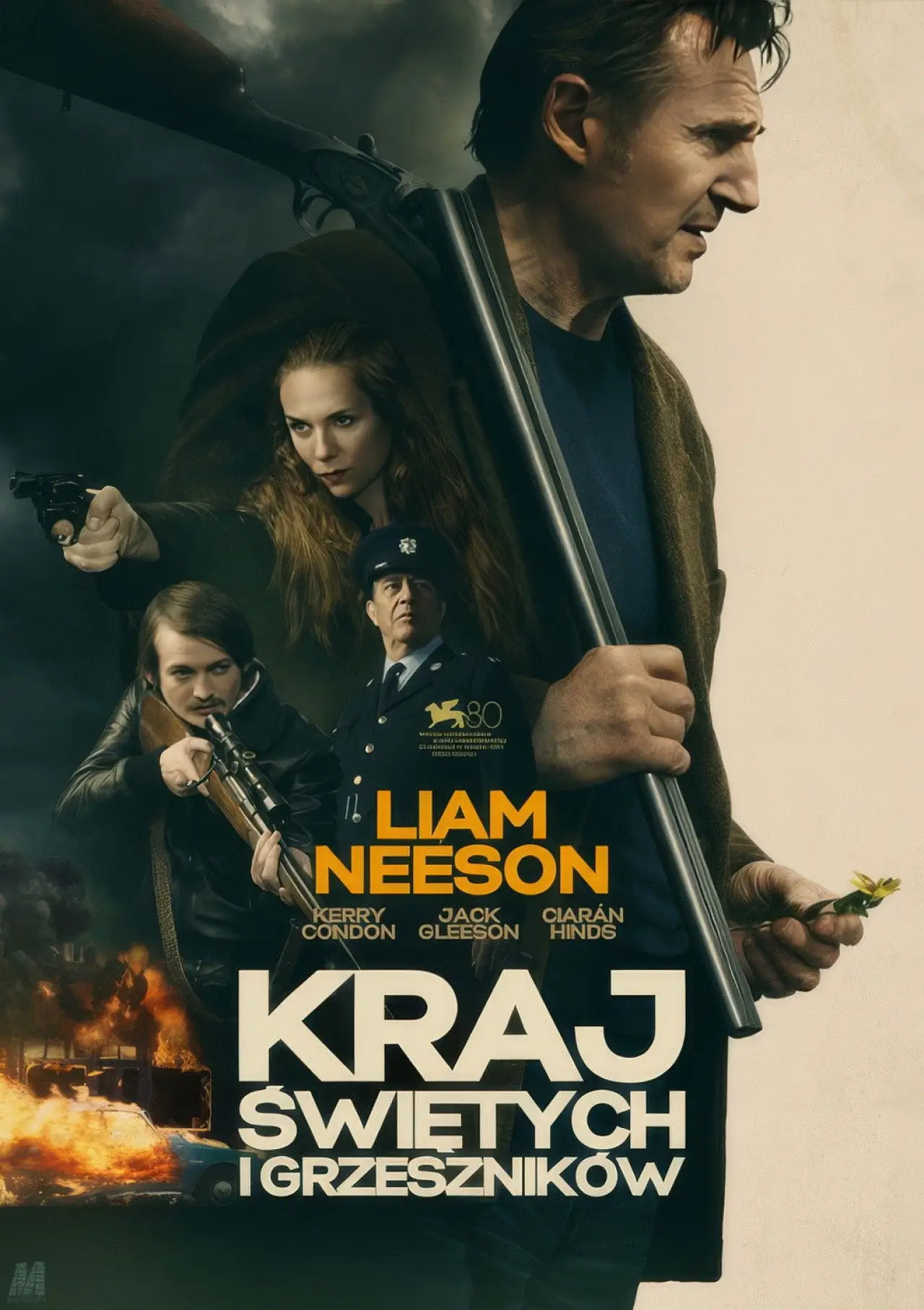 Plakat filmowy "Kraj świętych i grzeszników"