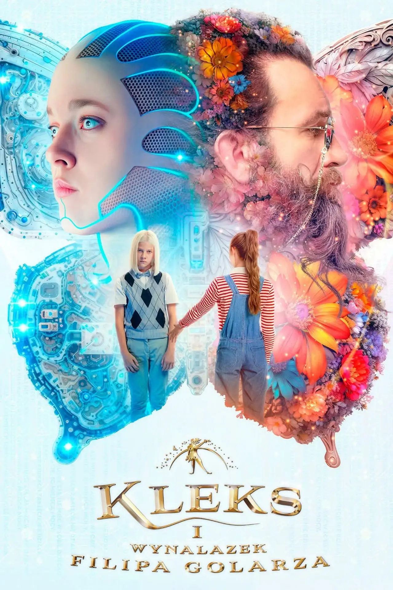 Plakat filmowy "Kleks i wynalazek Filipa Golarza"