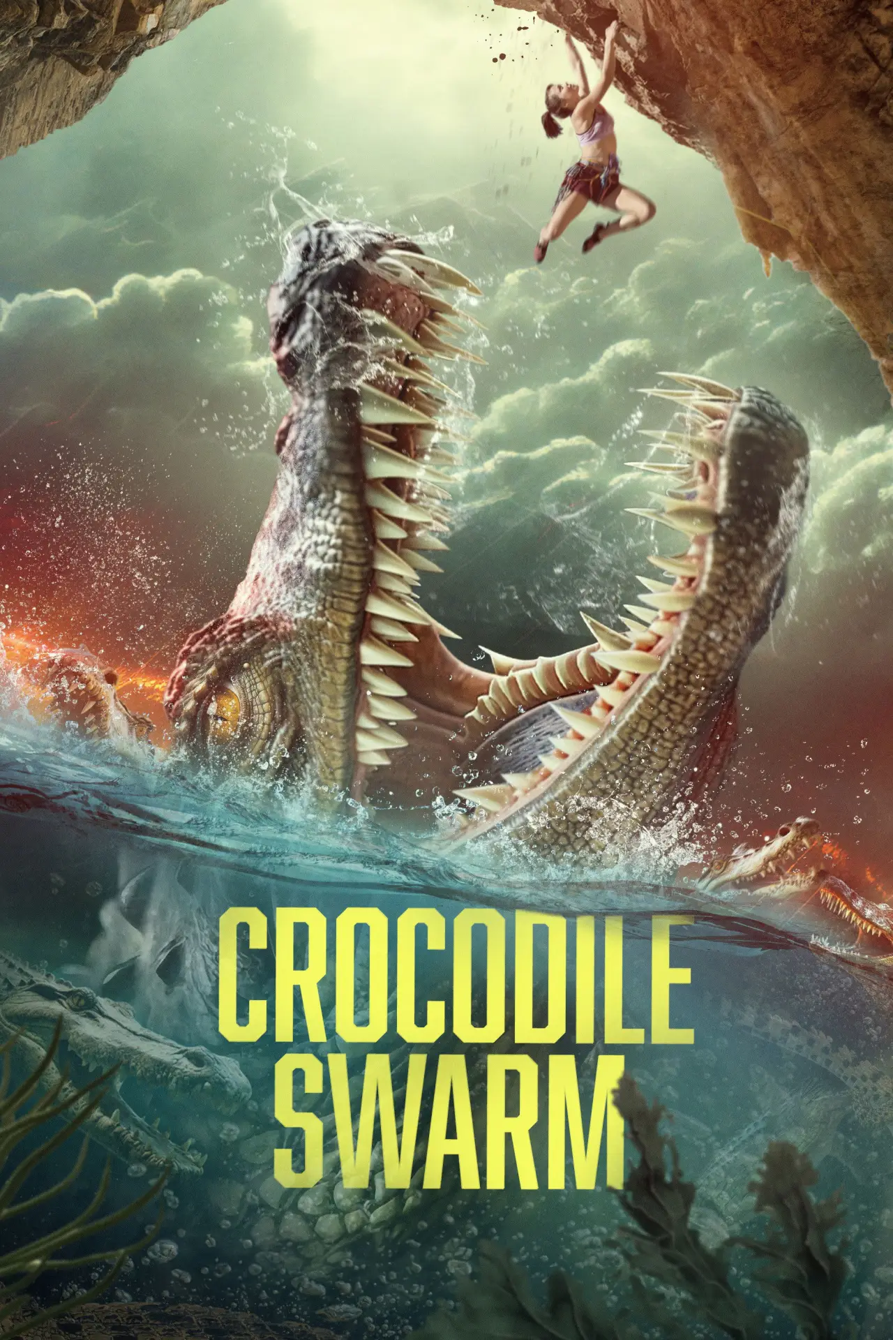 Plakat filmowy "Crocodile Swarm"
