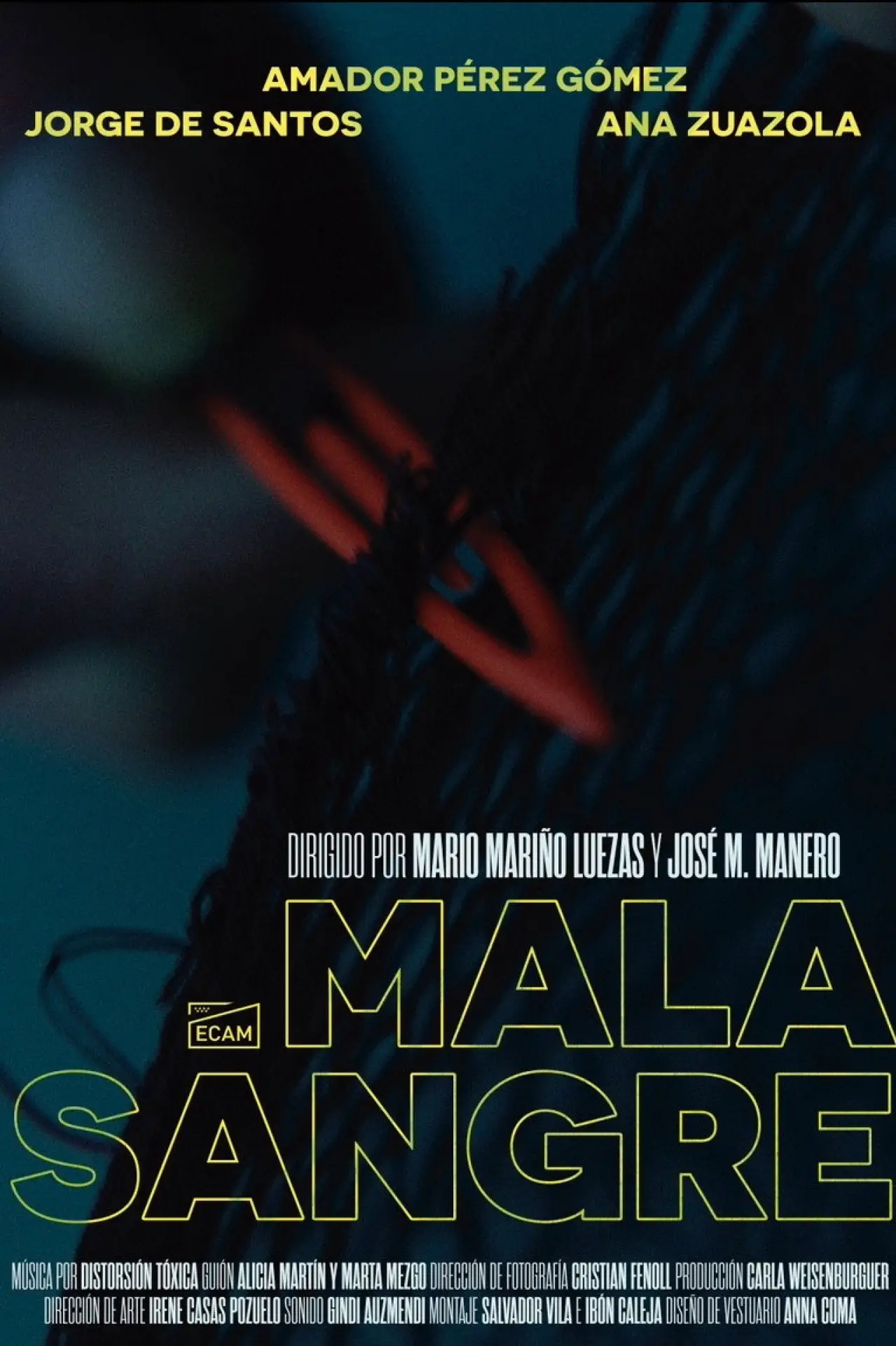 Plakat filmowy "Mala sangre"
