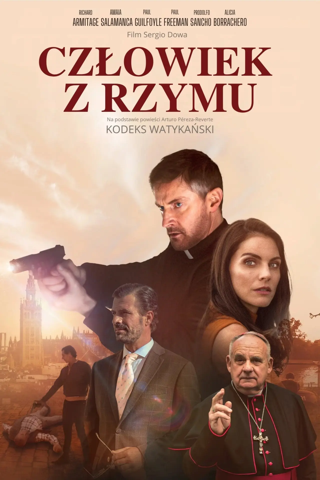 Plakat filmowy "Człowiek z Rzymu"