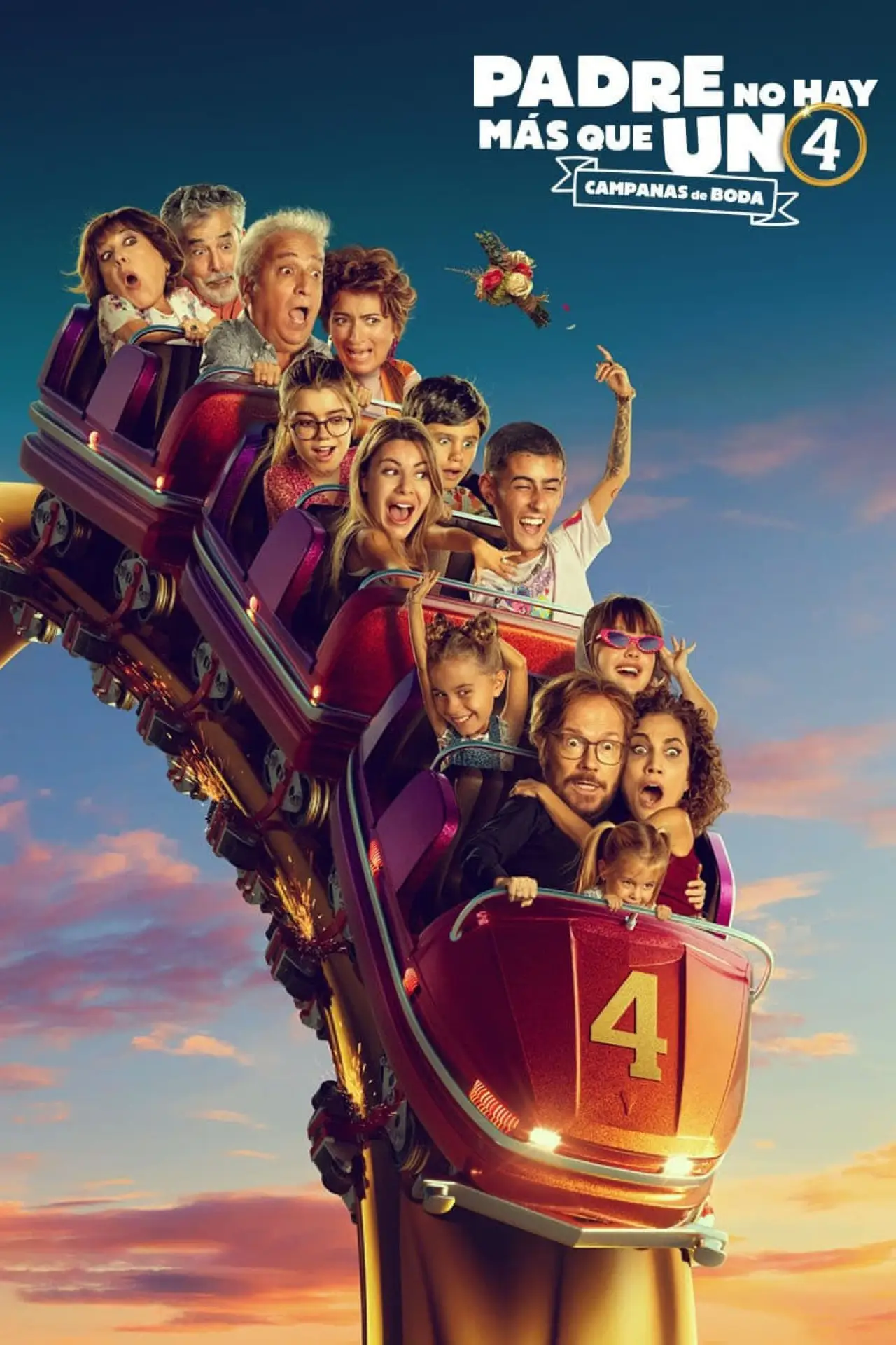 Plakat filmowy "Padre no hay más que uno 4: Campanas de boda"