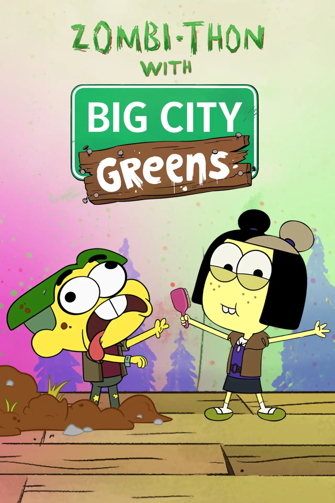 Plakat filmowy "ZOMBI-Thon with Big City Greens"