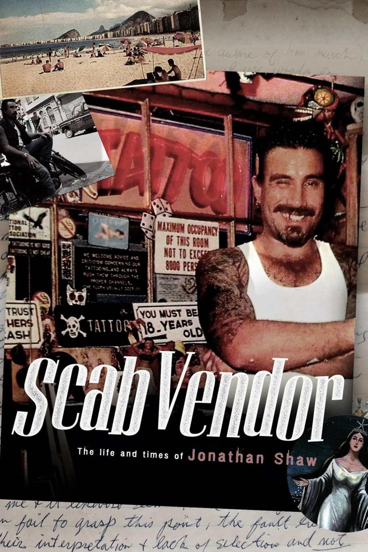 Plakat filmowy "Scab Vendor: Życie i czasy Jonathana Shawa"