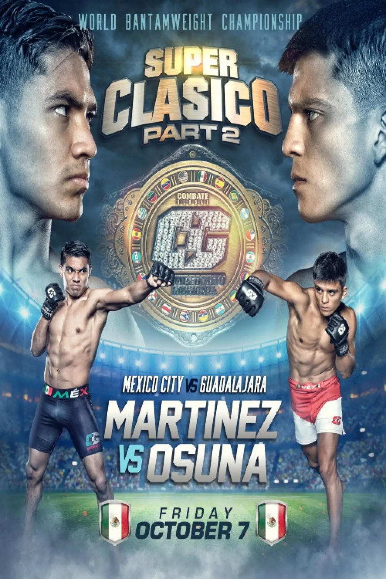 Plakat filmowy "Combate Global 55: Súper Clásico Part II"