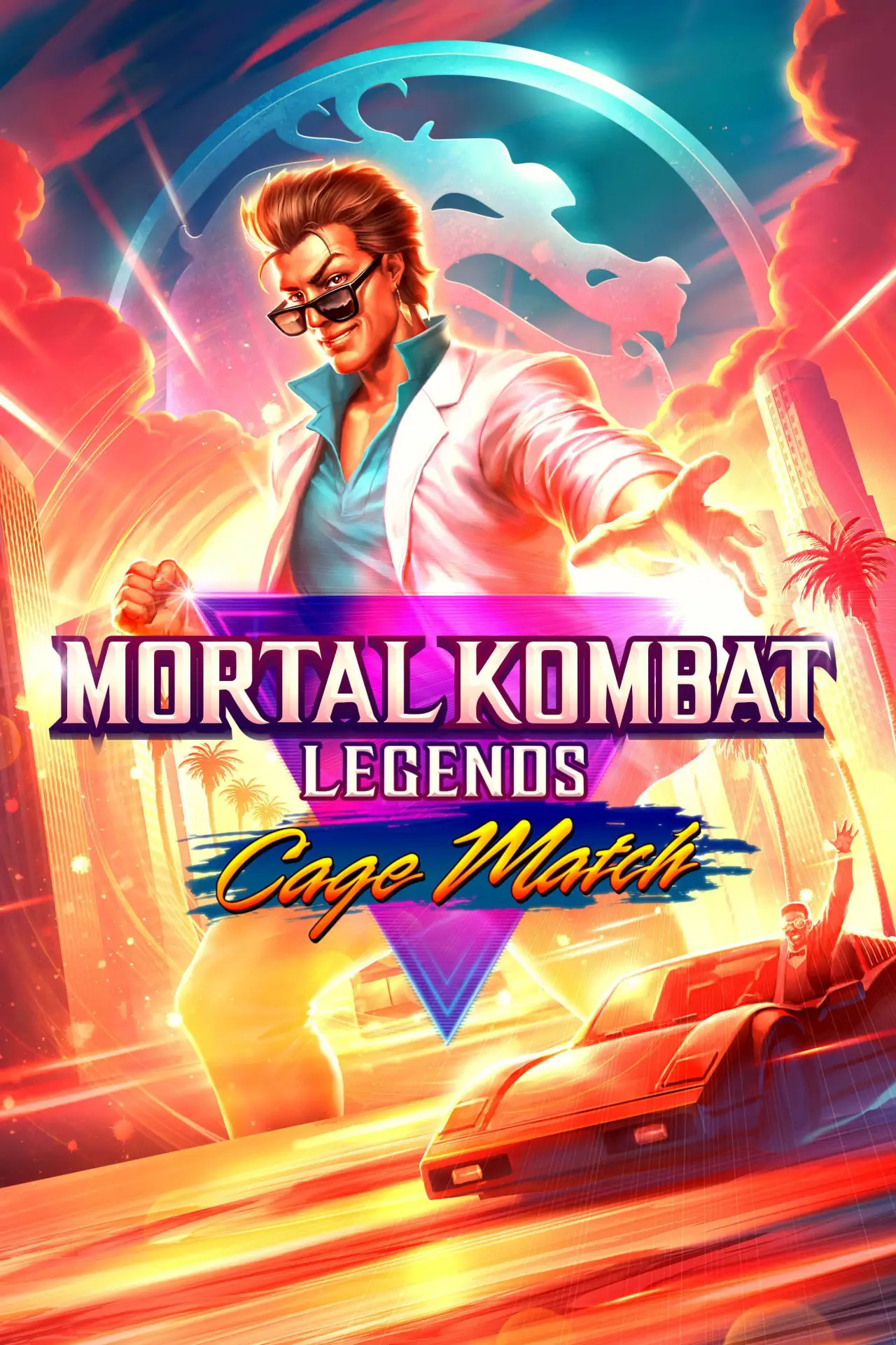 Plakat filmowy "Mortal Kombat Legends: Cage Match"