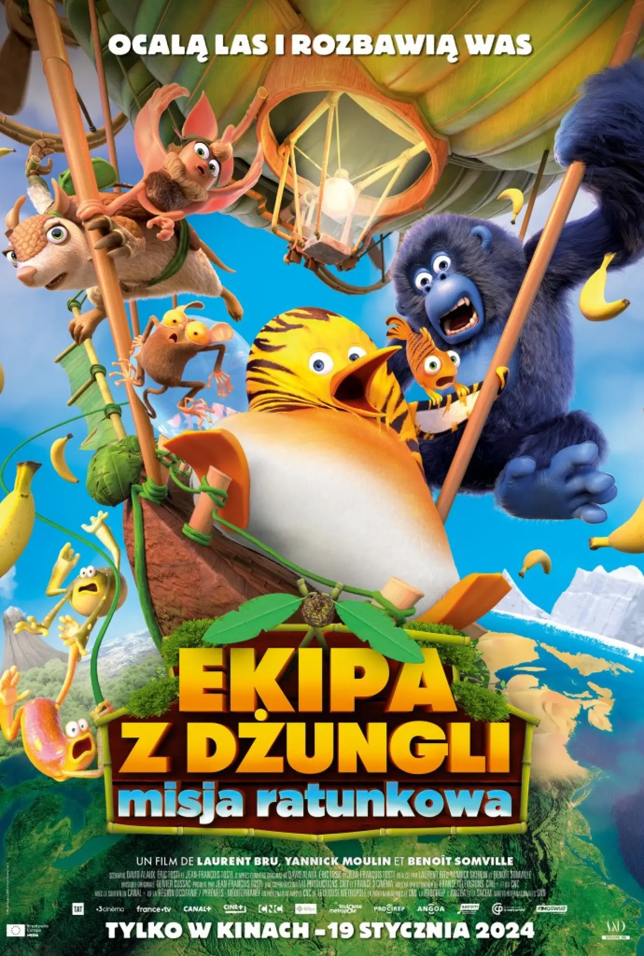 Plakat filmowy "Ekipa z dżungli. Misja ratunkowa"