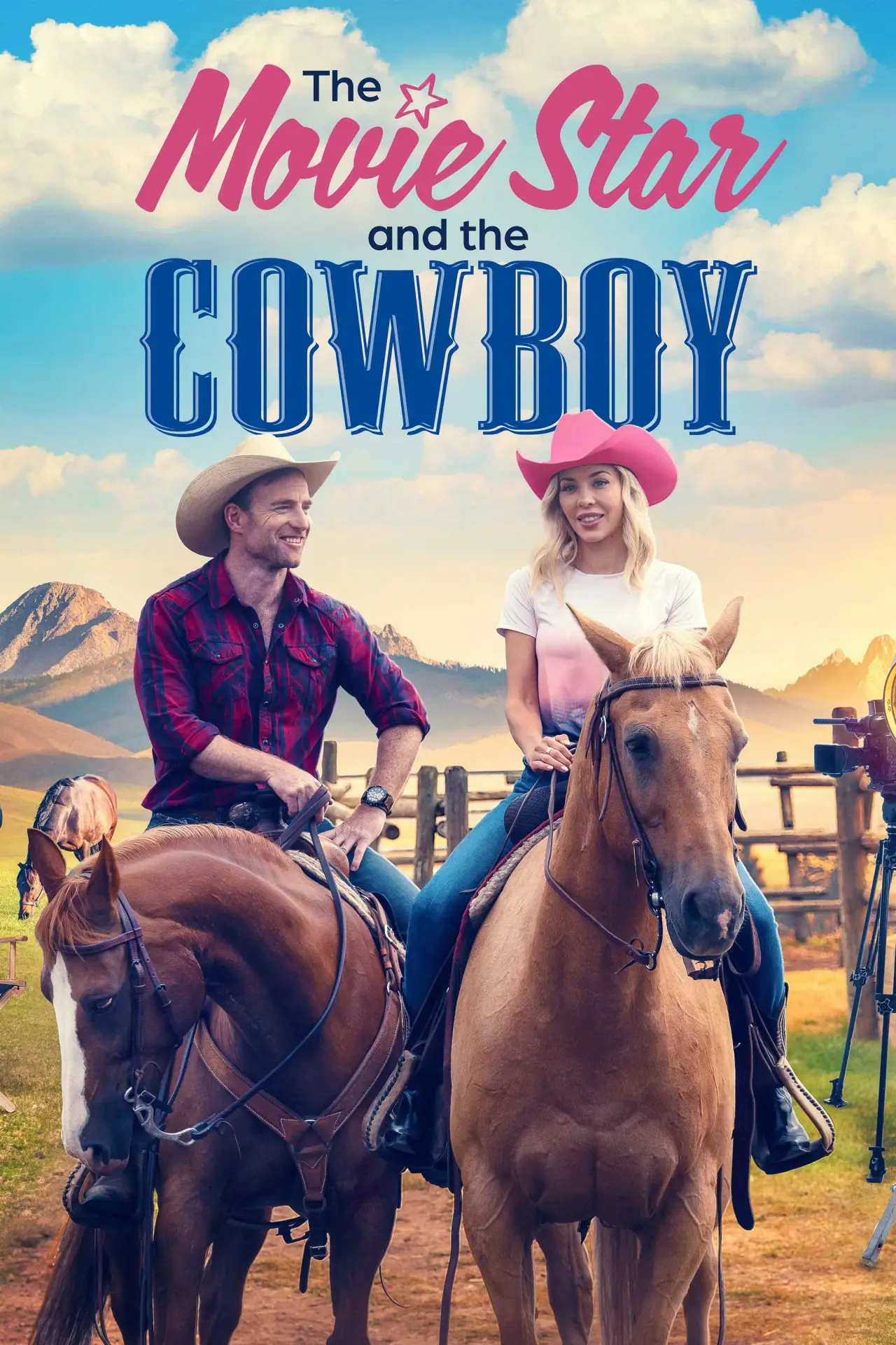 Plakat filmowy "The Movie Star and the Cowboy"