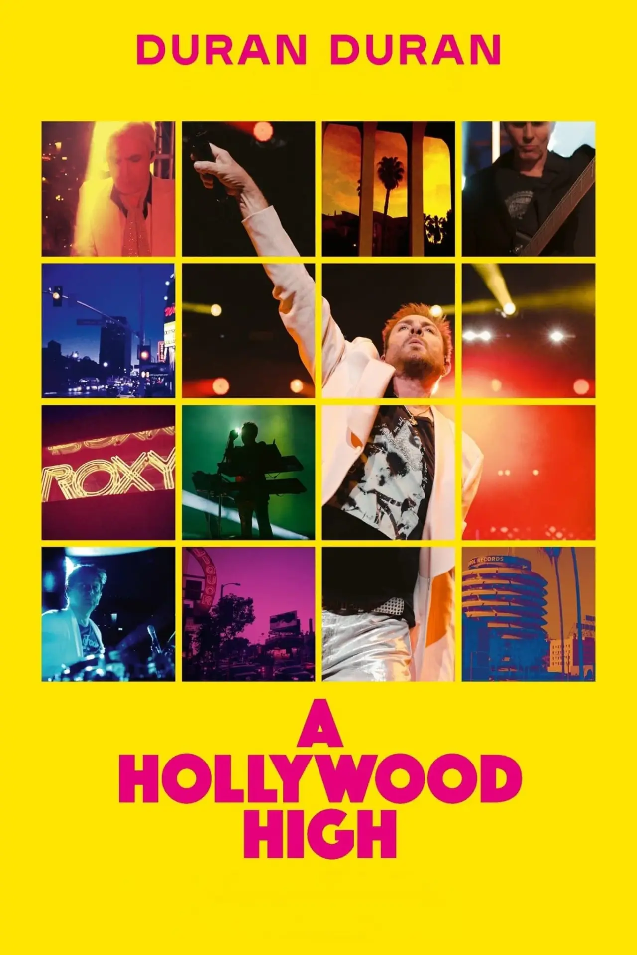 Plakat filmowy "Duran Duran: A Hollywood High"