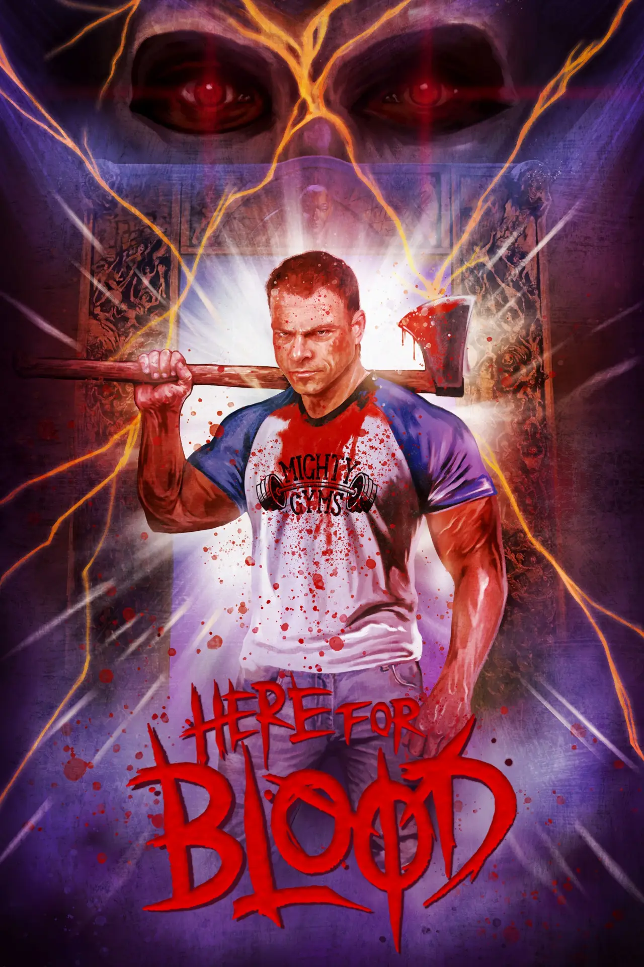 Plakat filmowy "Here for Blood"