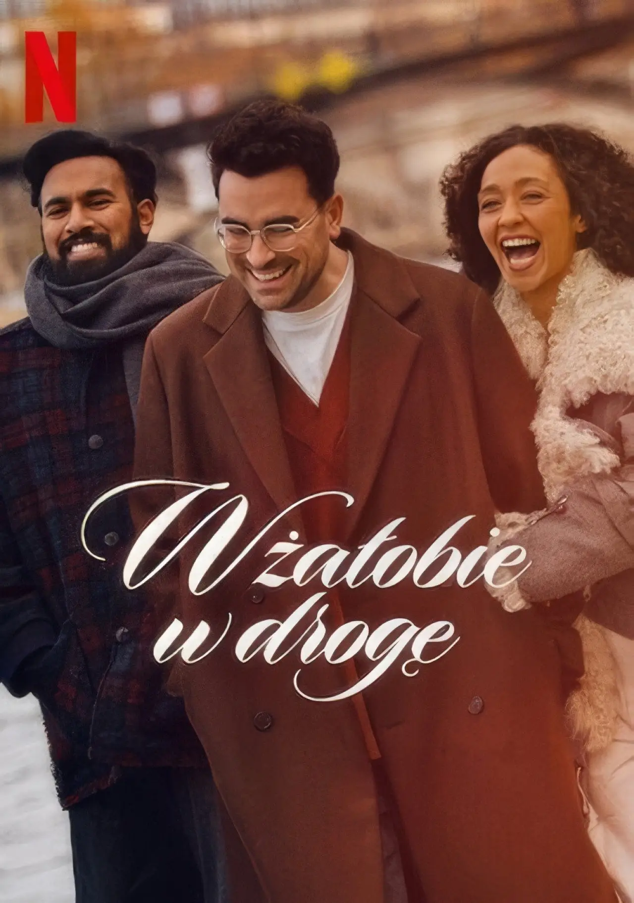 Plakat filmowy "W żałobie w drogę"
